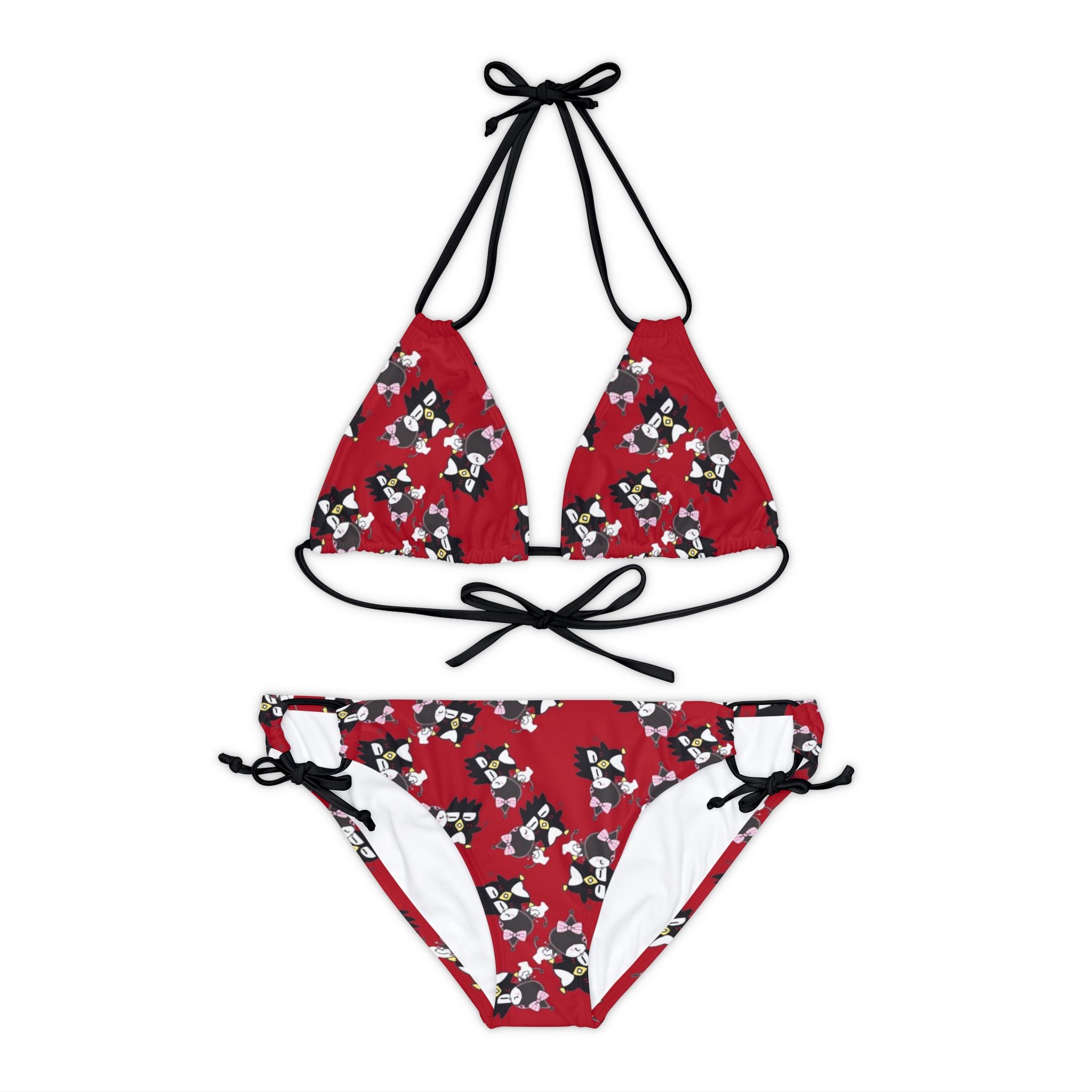 Strappy bikini set badtz maru kuromi valentine kiss red