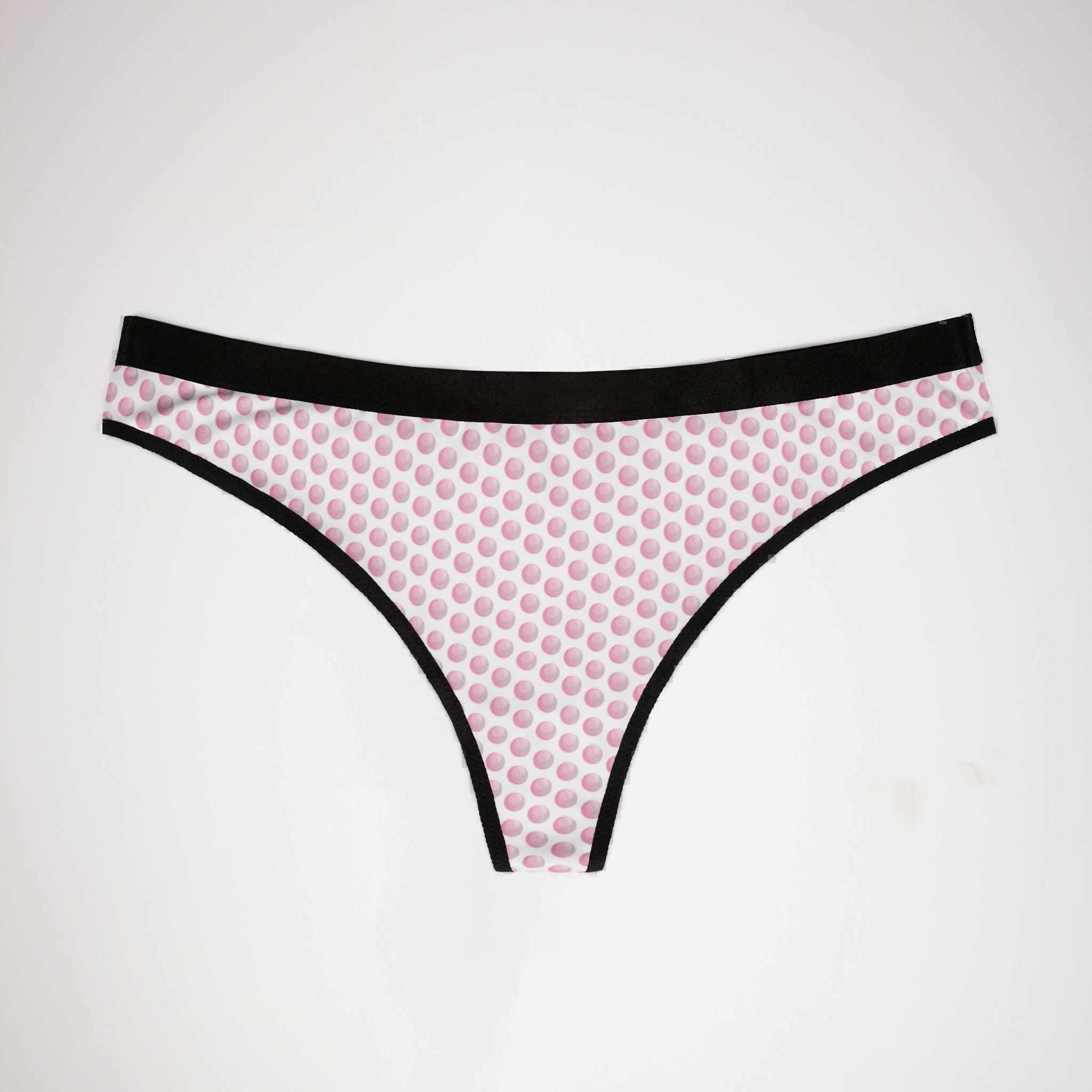 Women's thongs pink golf
