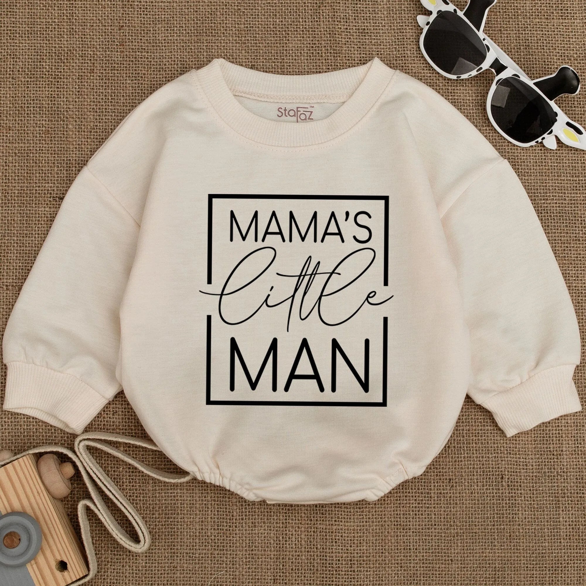 Mama's Little Man Romper , Mama's Little Man Bodysuit , Mama's Boy Shirt , Romper for Baby Boy, Baby Boy Outfit, Gift For Baby Boy
