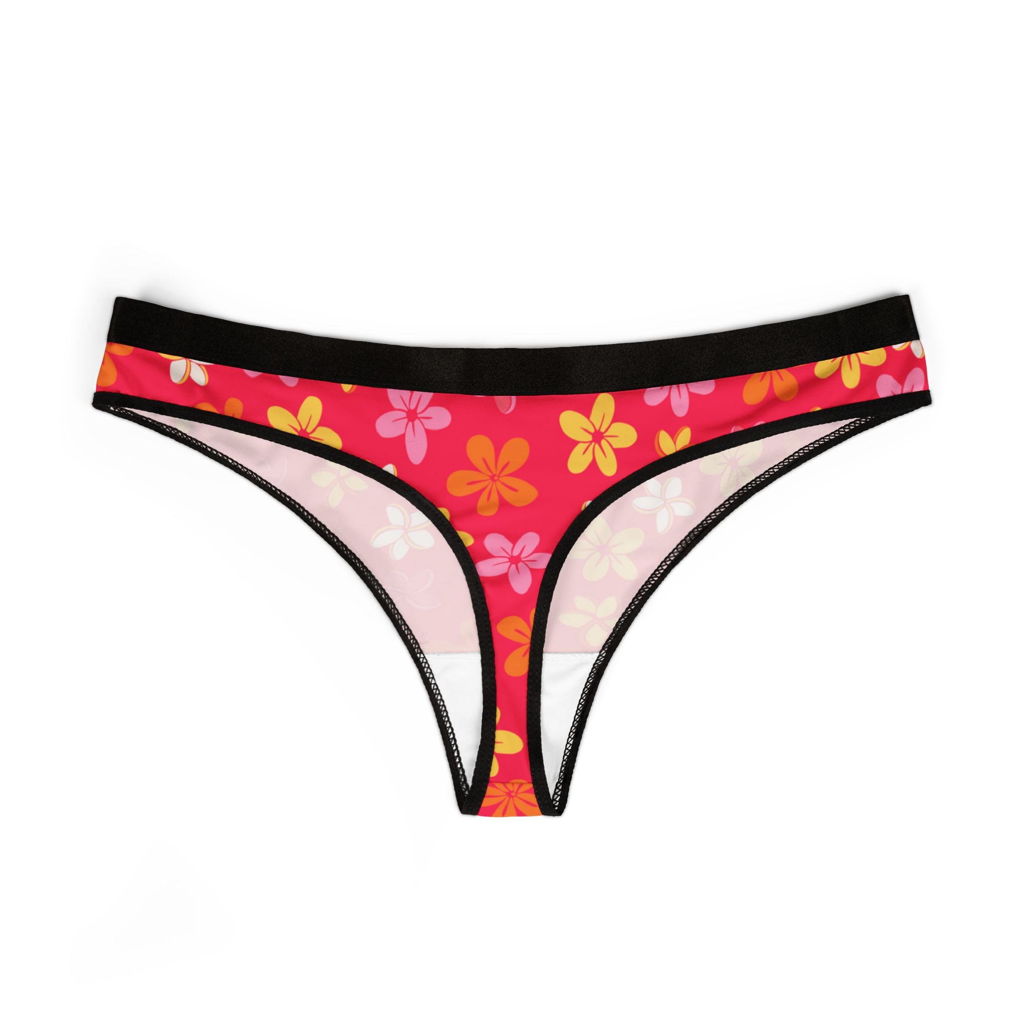 Women's thongs tropical island garden