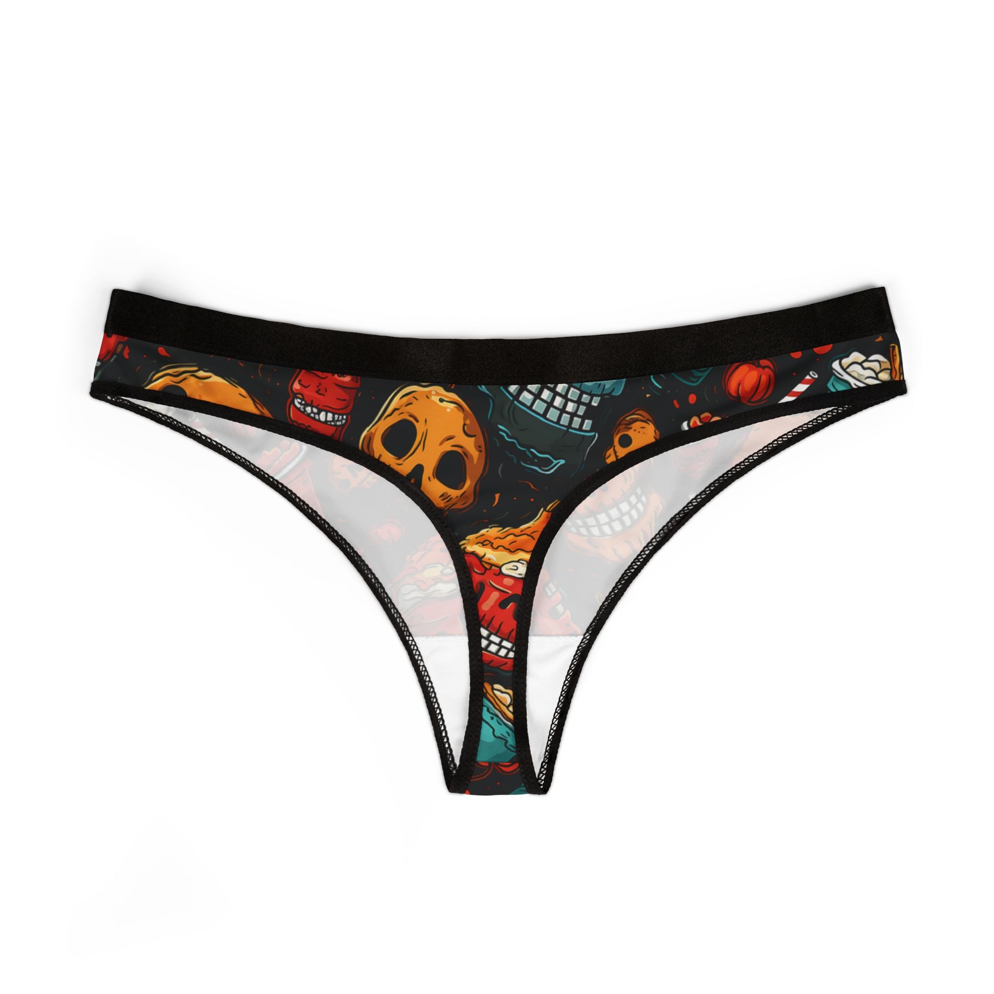 Women's thongs halloween crazy