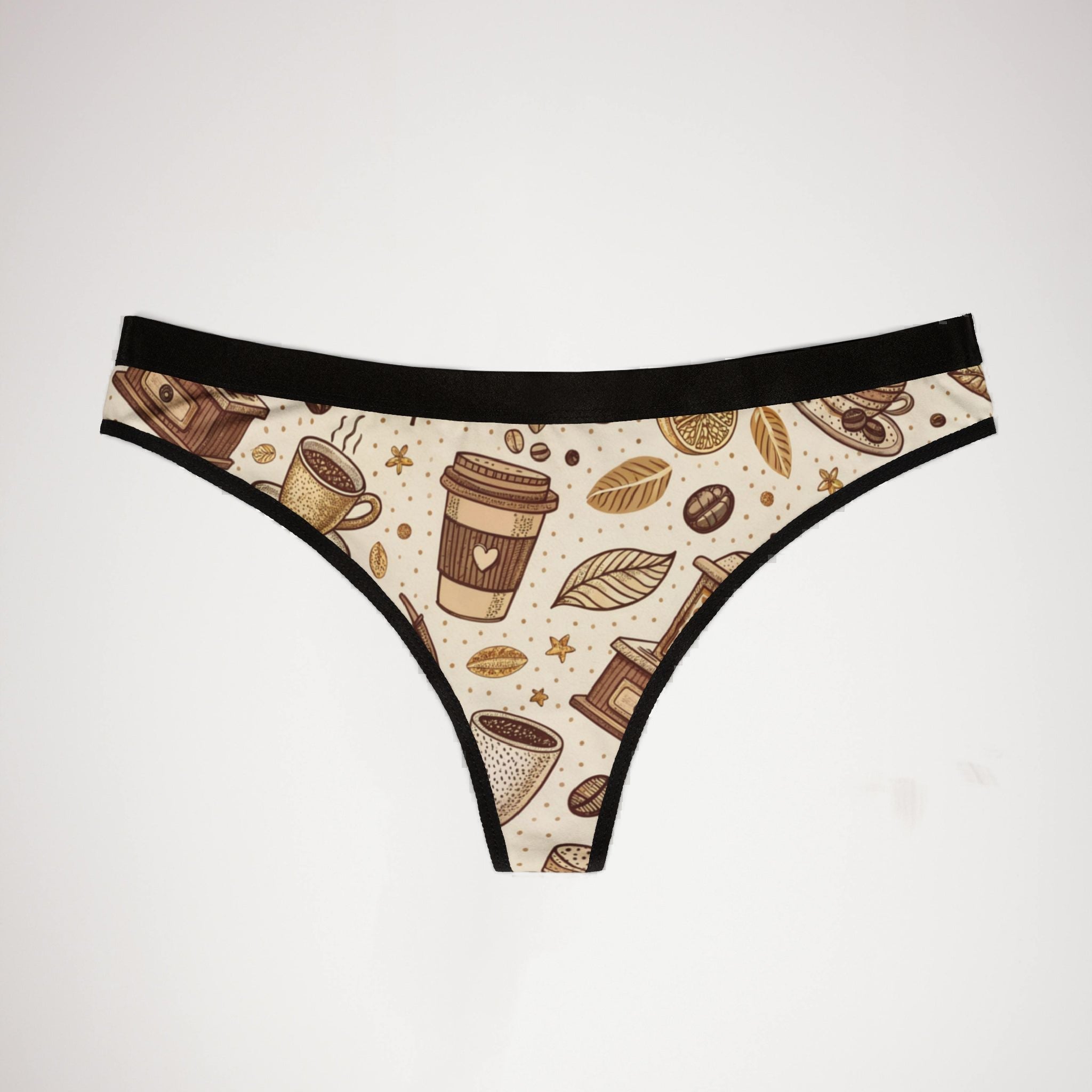 Women's thongs coffee one