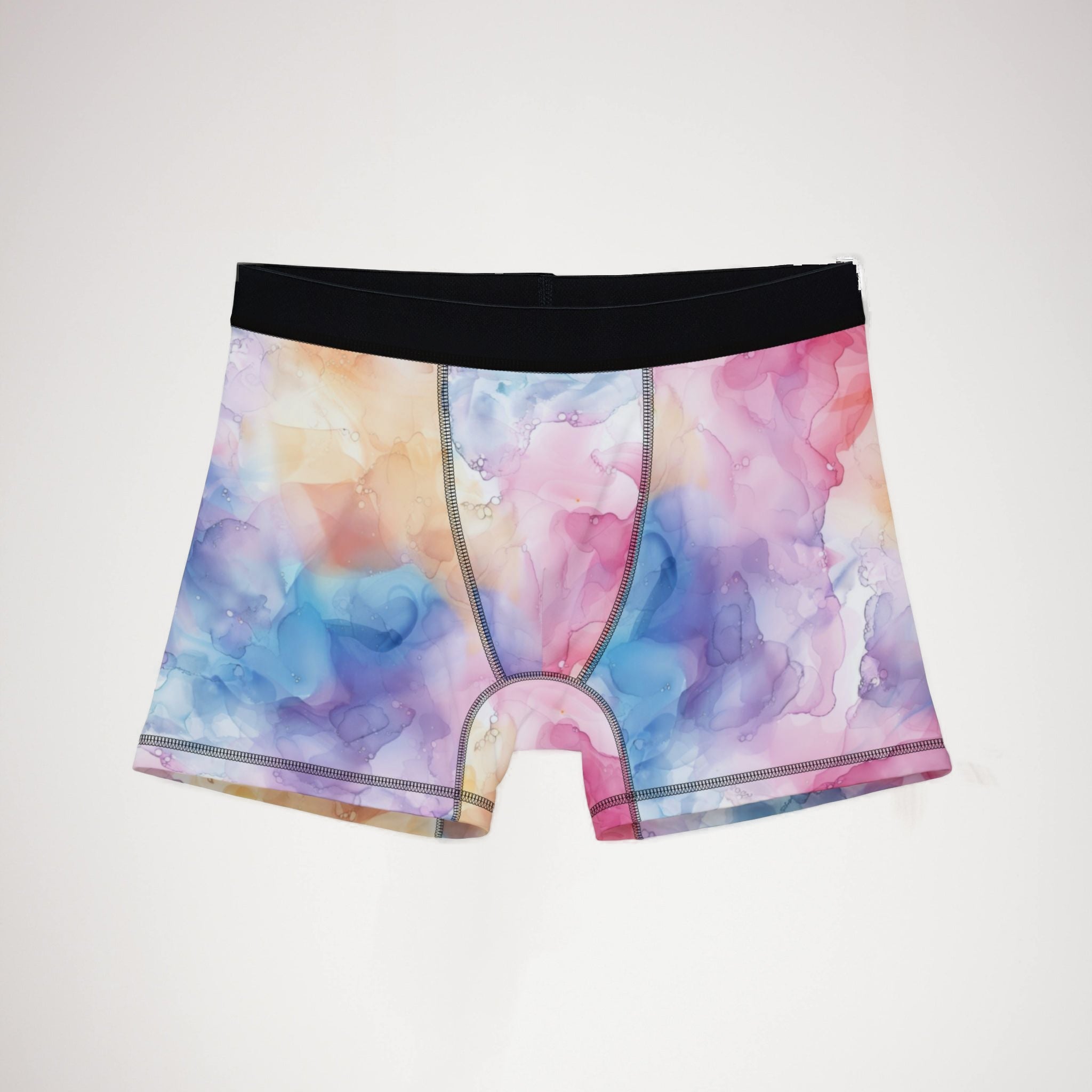Men's boxers pastel alcohol ink