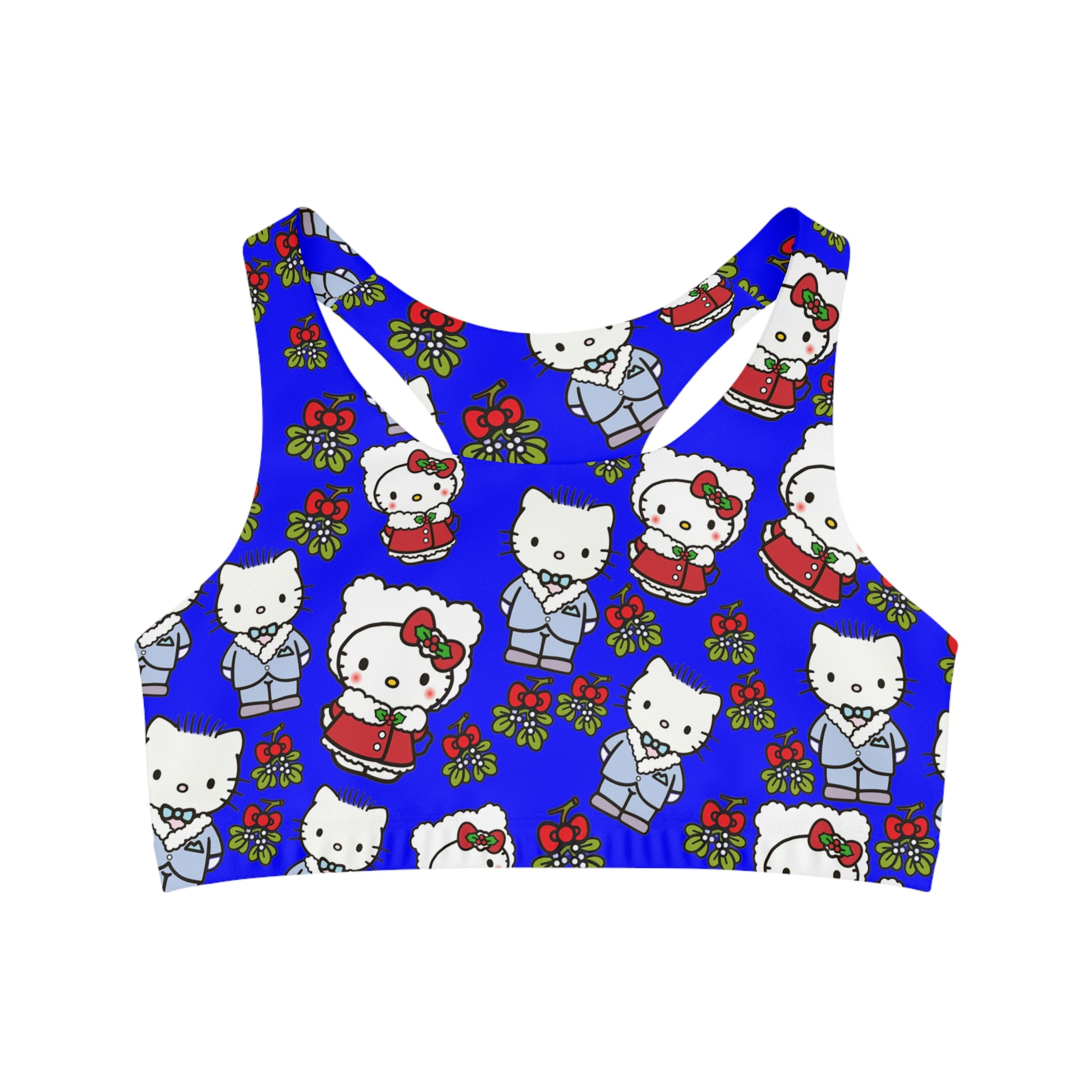 Sports bra kitty wedding valentine blue