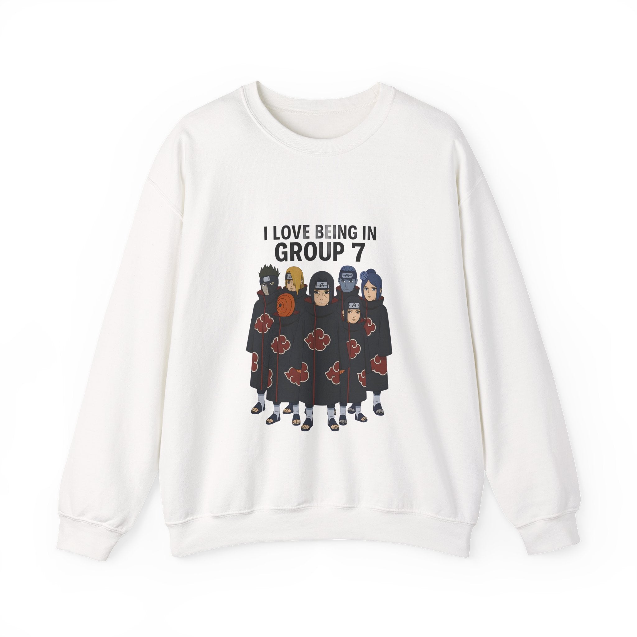 I Love Being In Group 7 Akatsuki - Gildan Unisex Heavy Blend™ Crewneck Sweatshirt