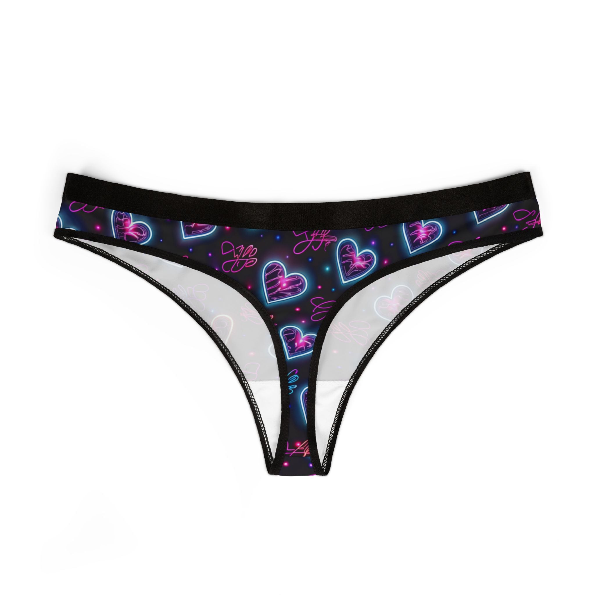 Women's thongs valentine digital