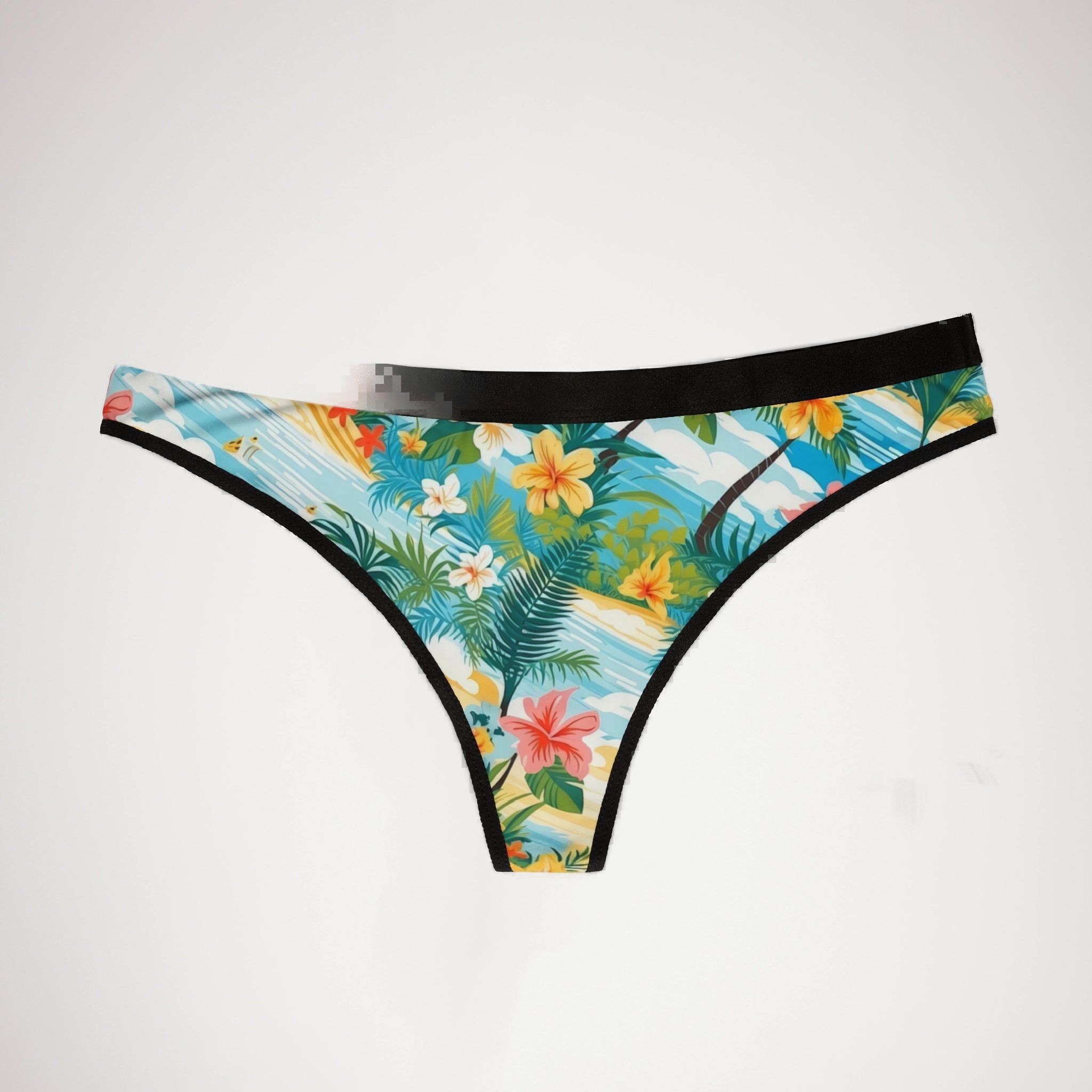 Women's thongs tropical summer beach