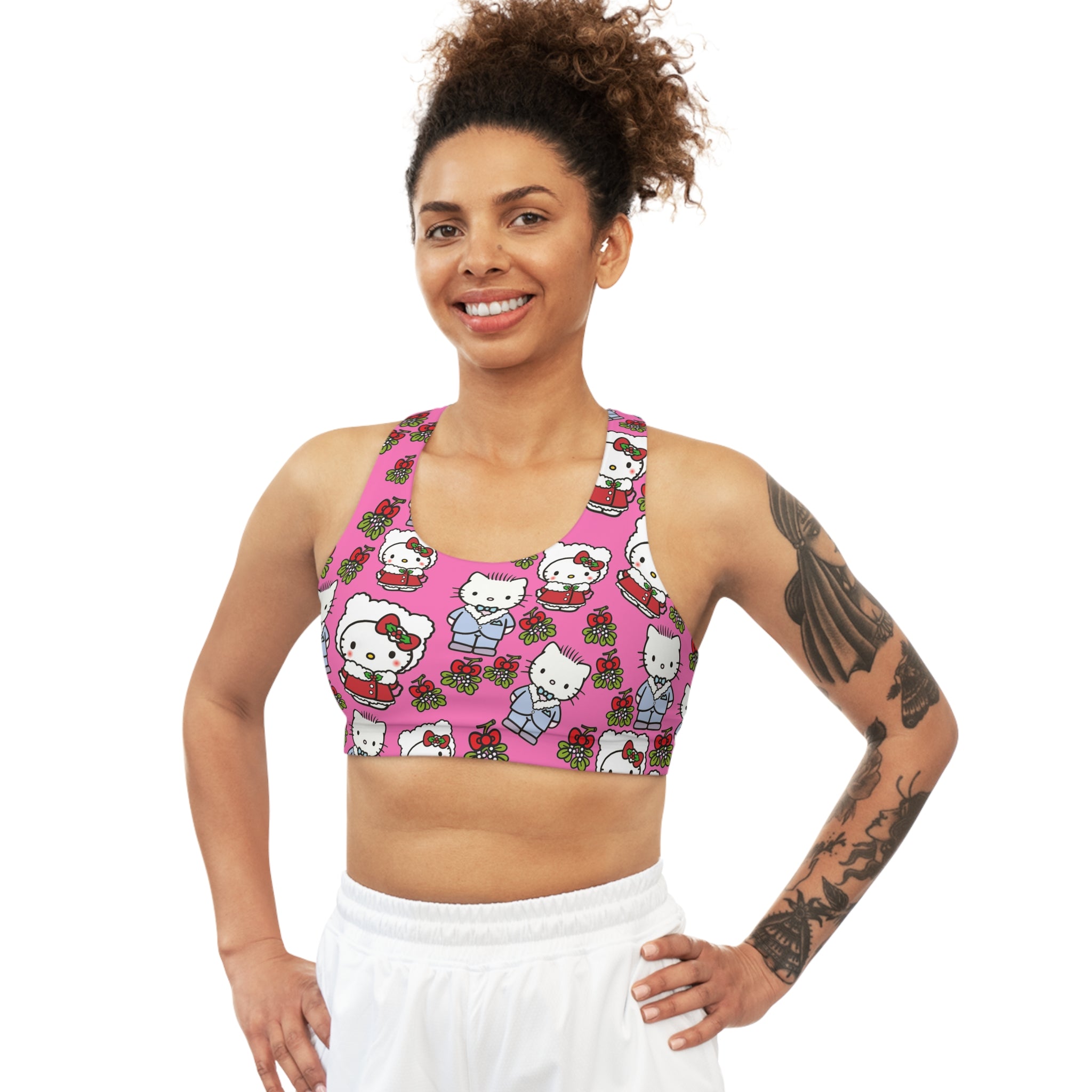 Sports bra kitty wedding valentine pink