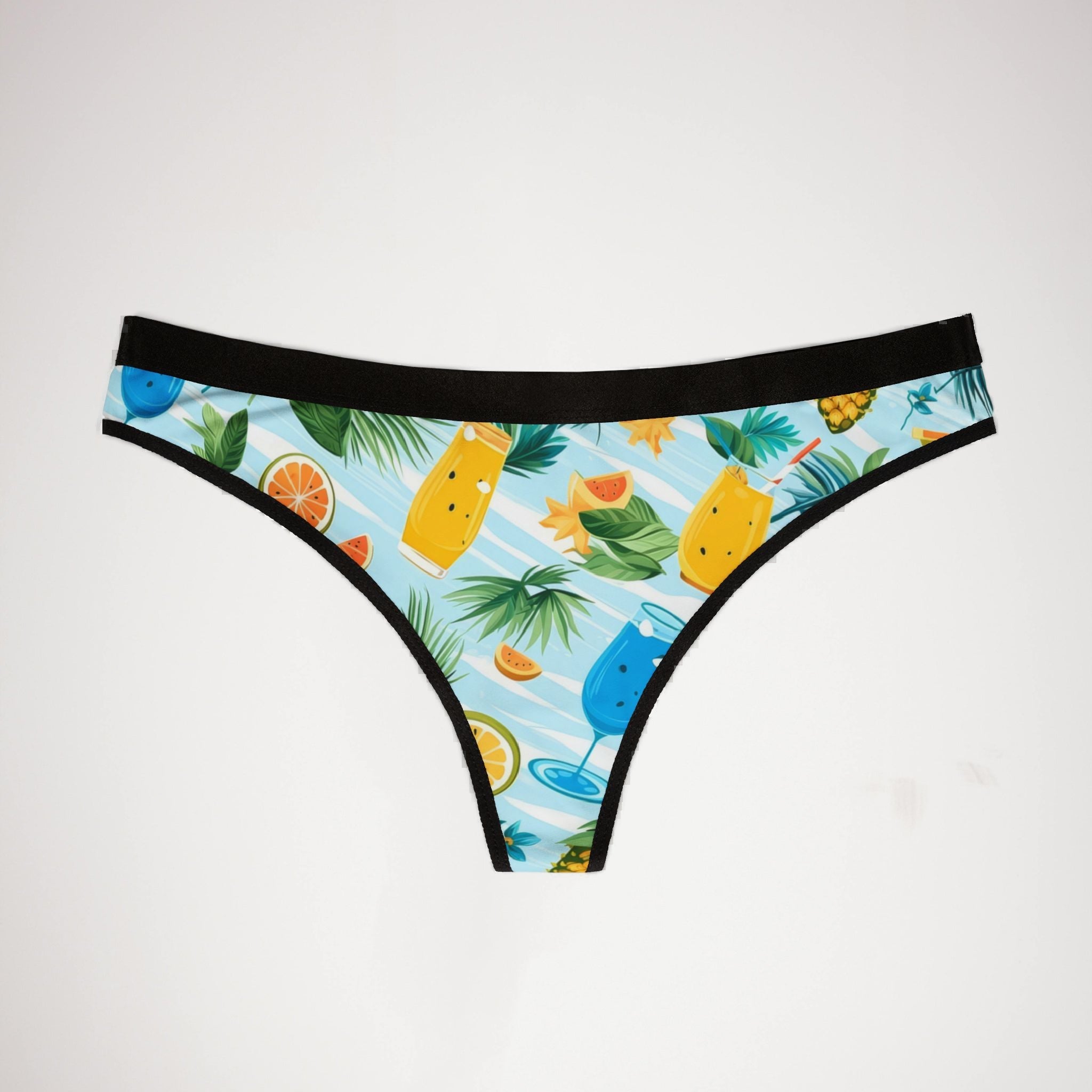 Women's thongs tropical summer beach one