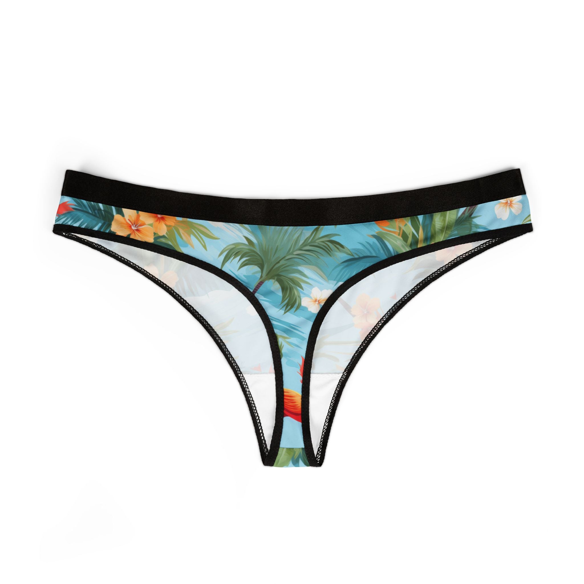 Women's thongs tropical summer beach one