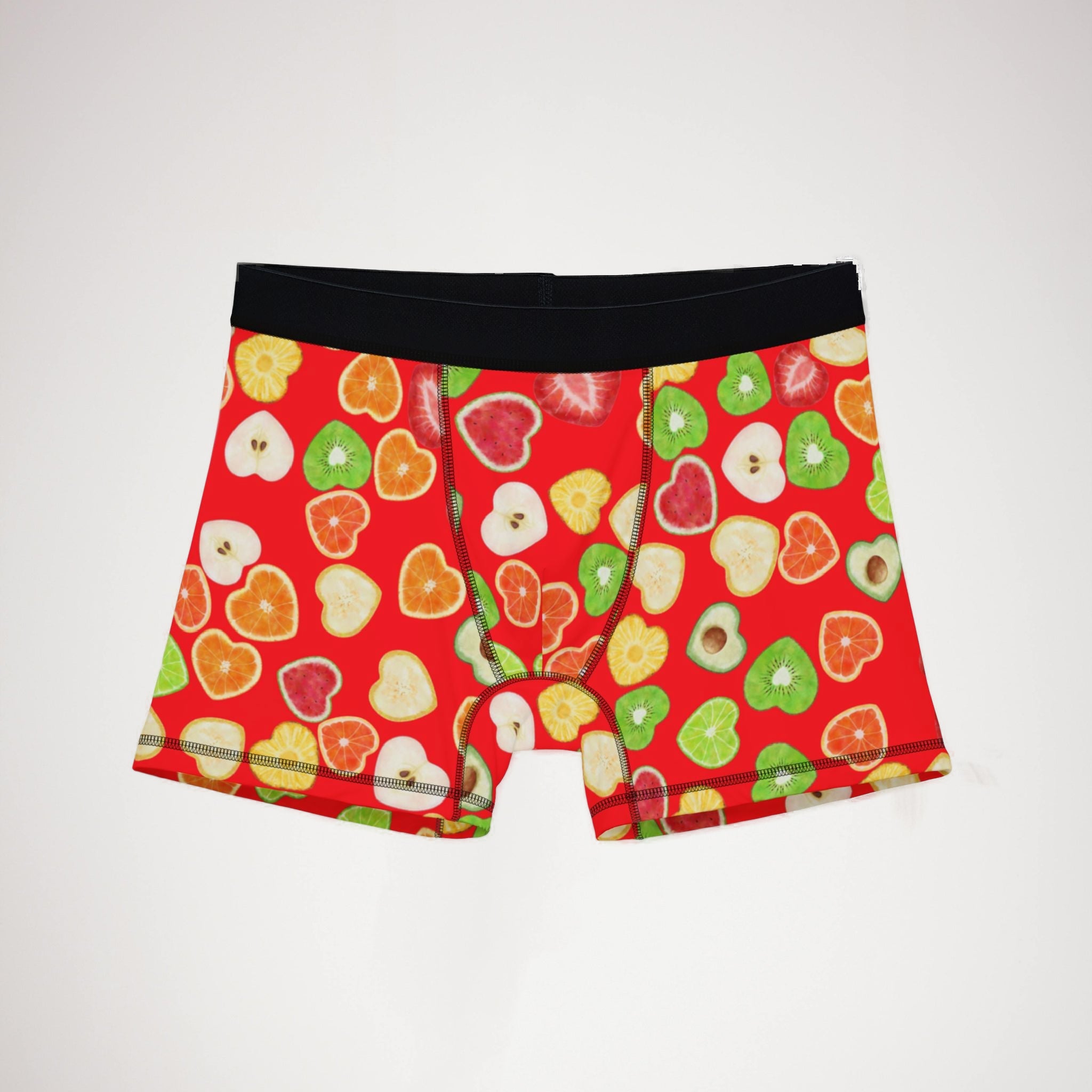 Men's boxers heart fruits red