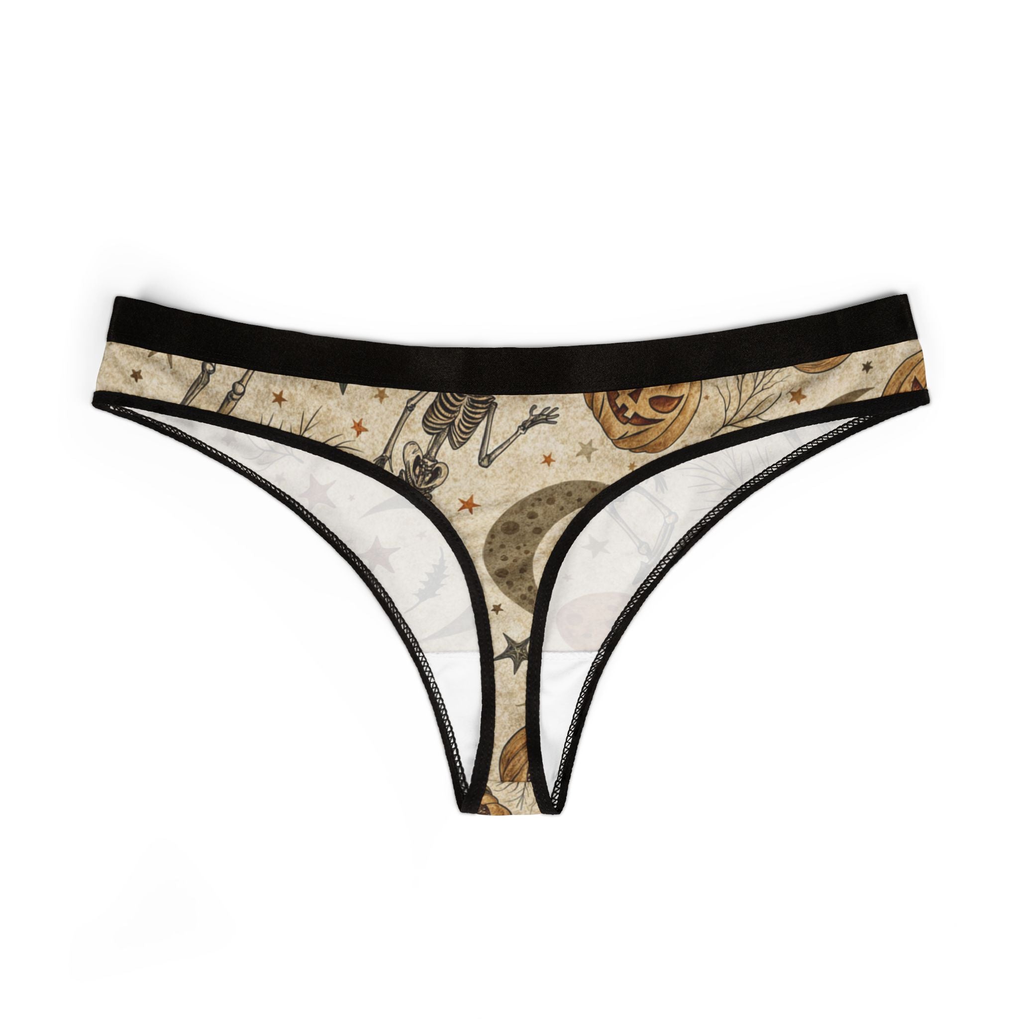 Women's thongs vintage halloween