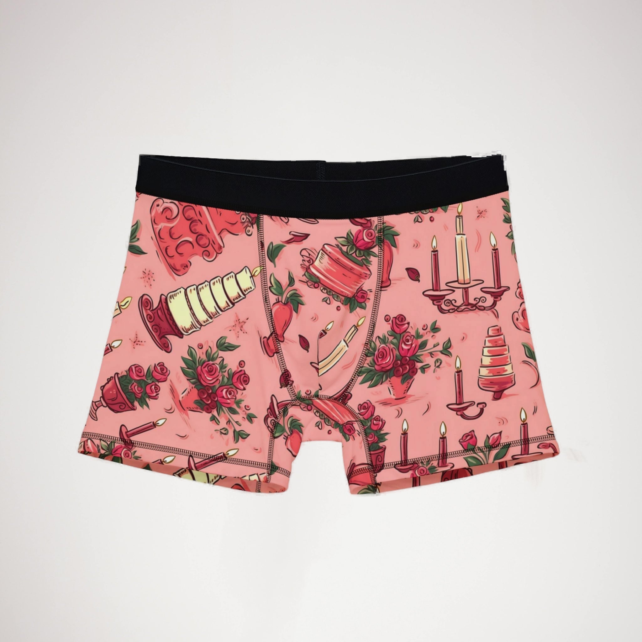Men's boxers pink valentine