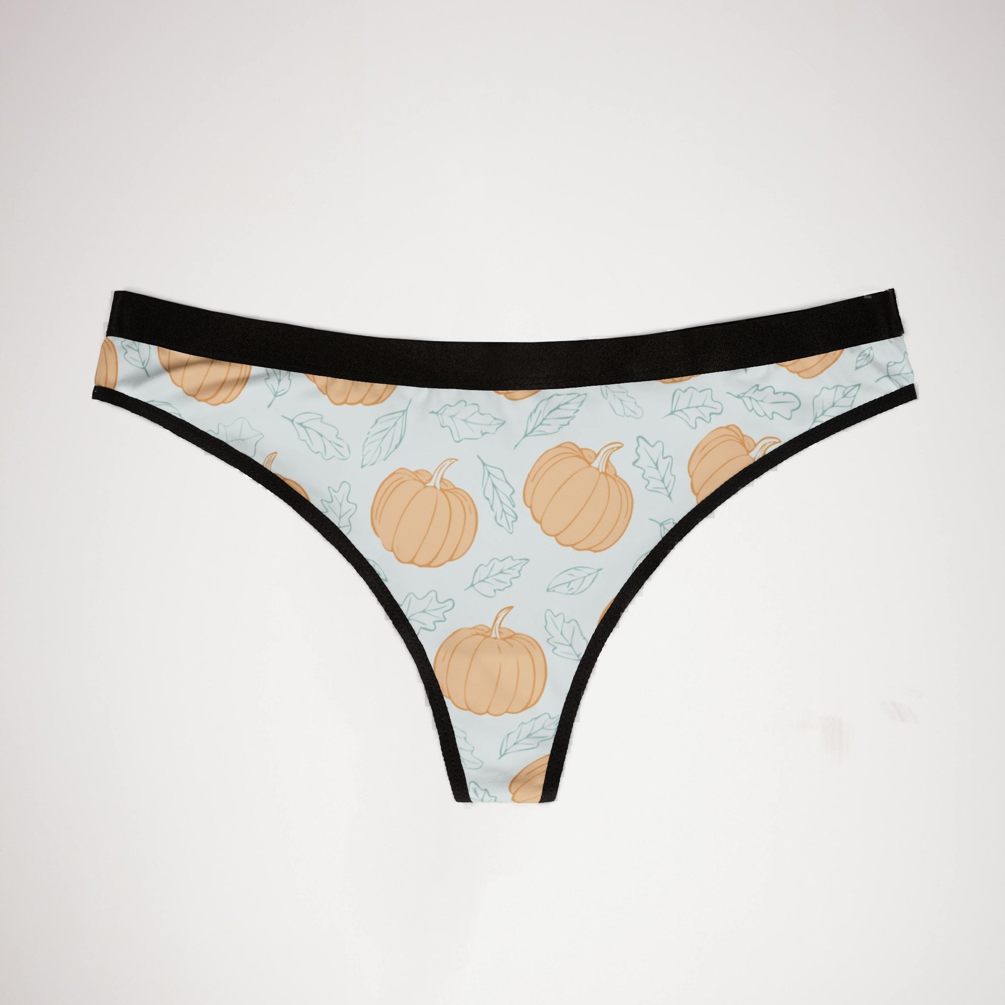 Women's thongs pink halloween