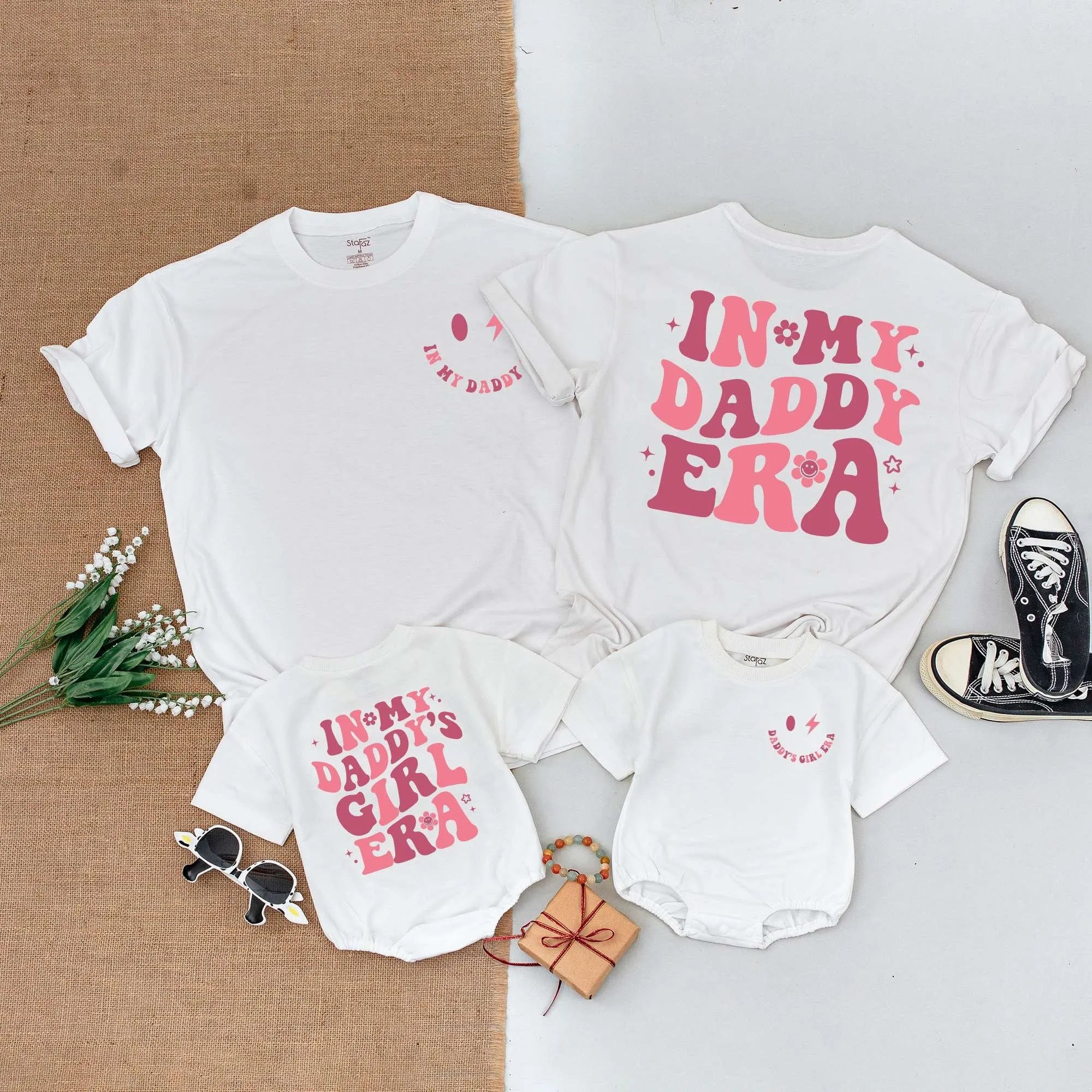 In My Daddy's Girl Era Matching T-Shirt: Baby Romper Gift!