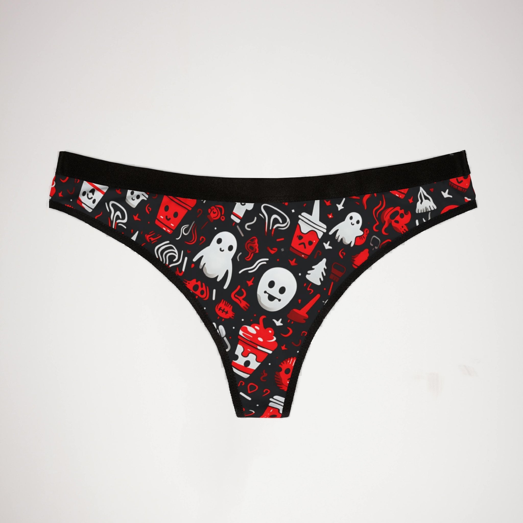 Women's thongs halloween crazy