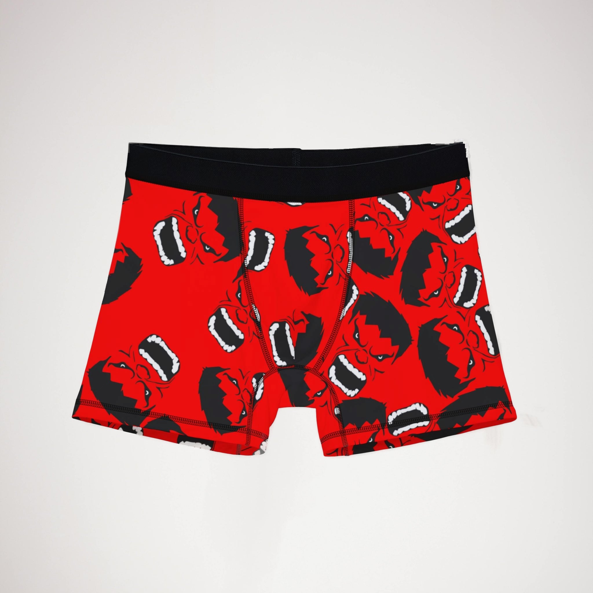 Men's boxers hulk face red