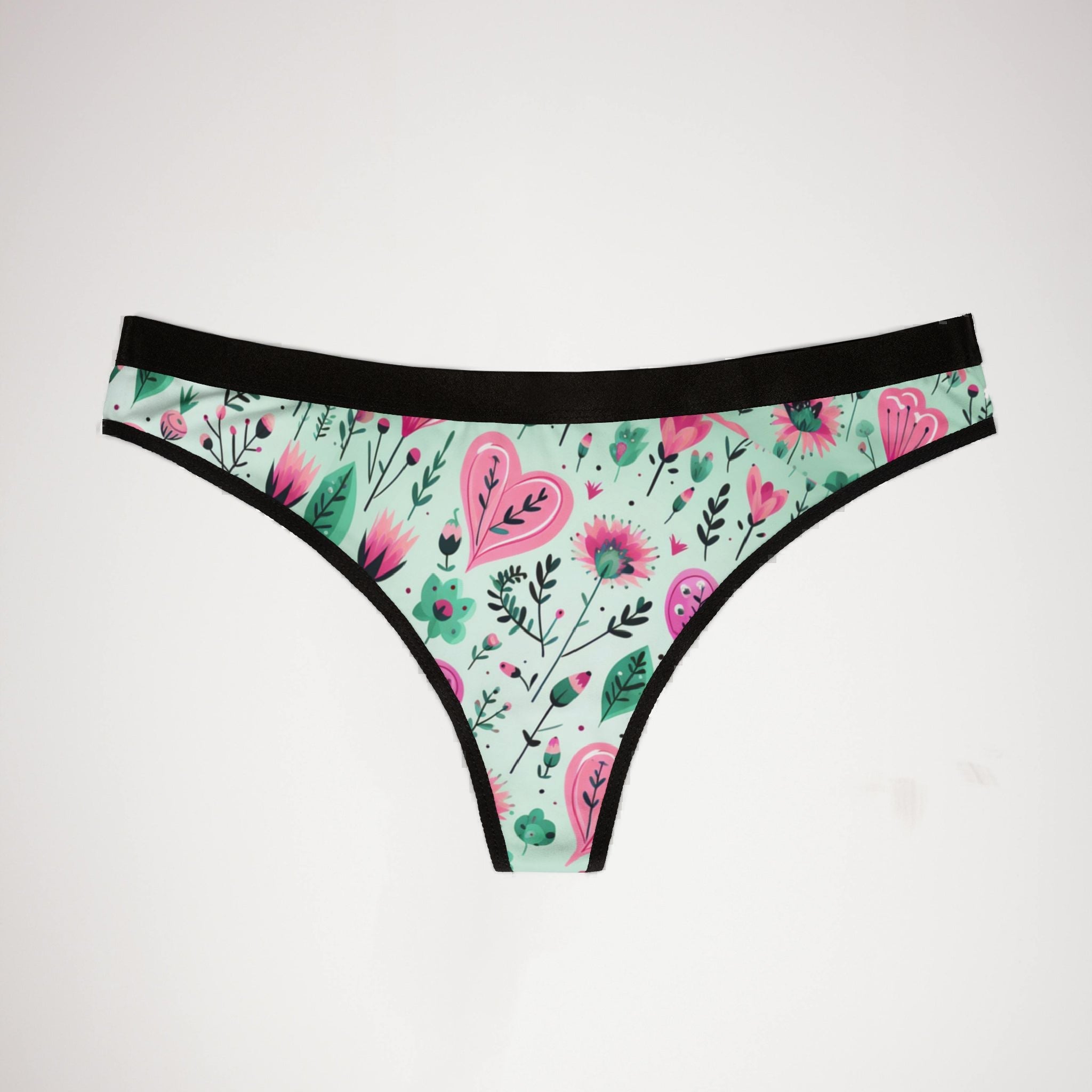 Women's thongs pastel love