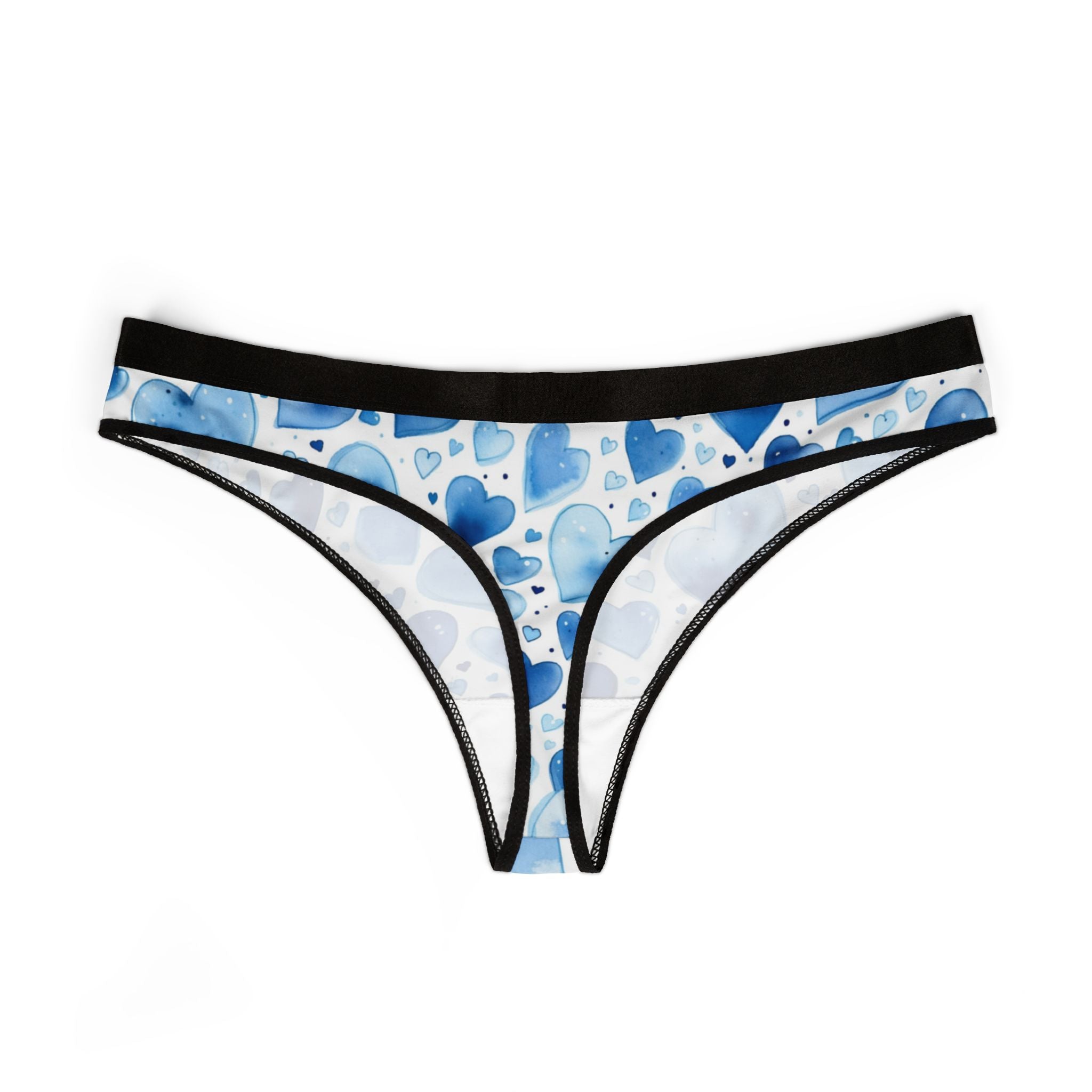Women's thongs valentines day heart