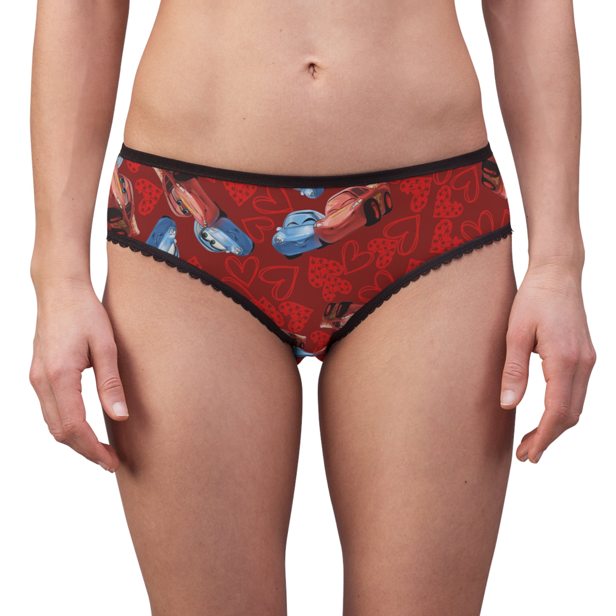 Women's briefs mcqueen couples hearts red