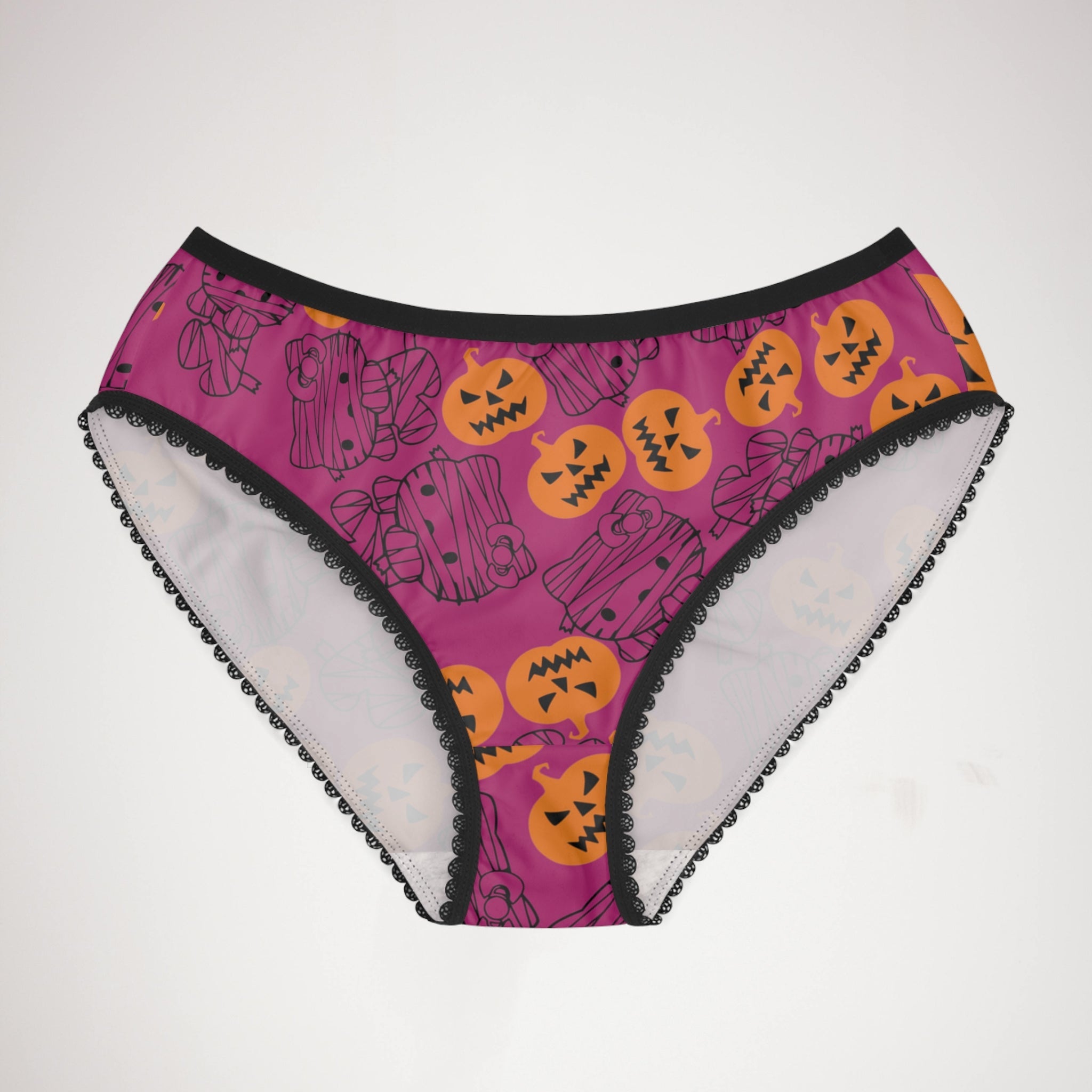 Women's briefs mummy kitty pumpkin pink