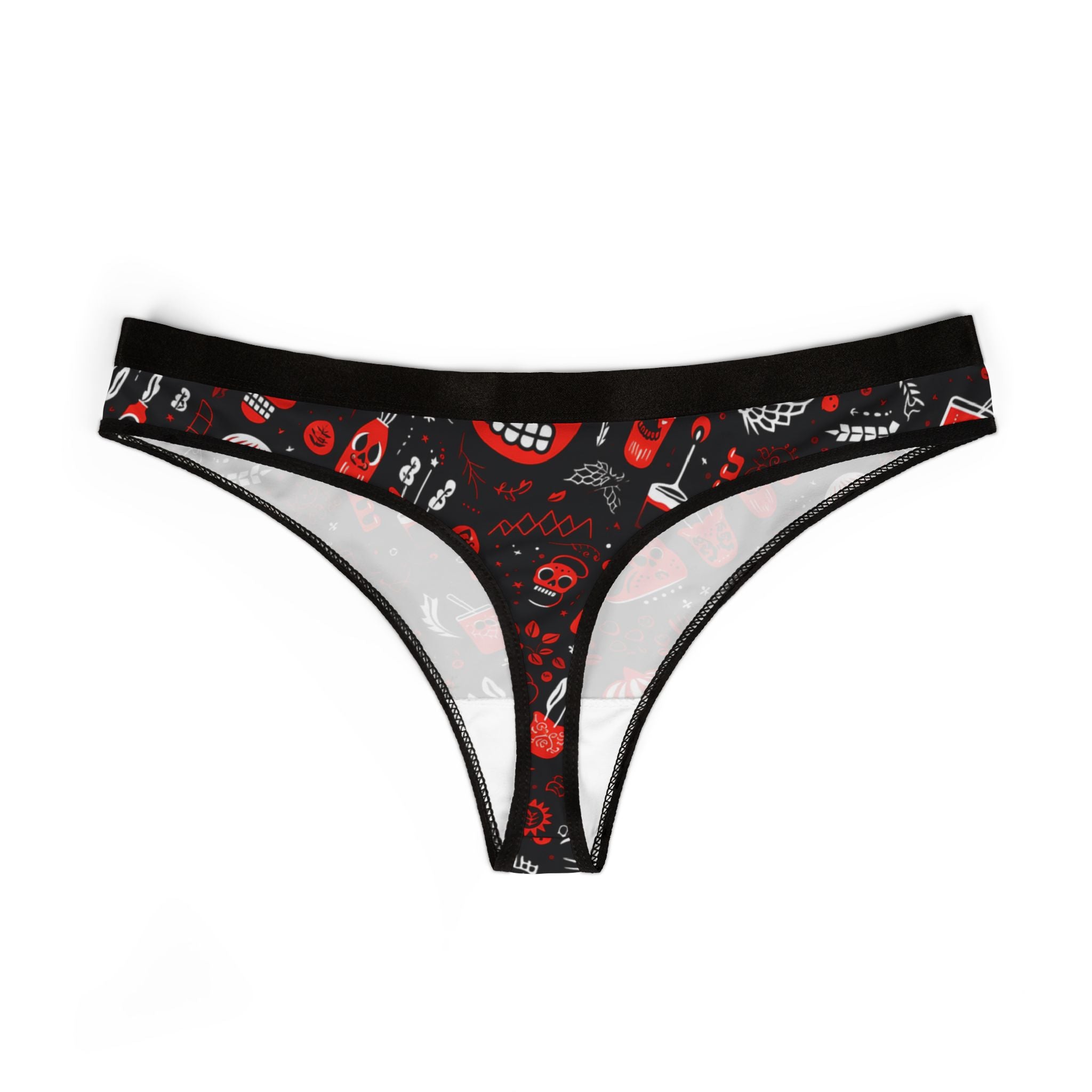 Women's thongs halloween crazy