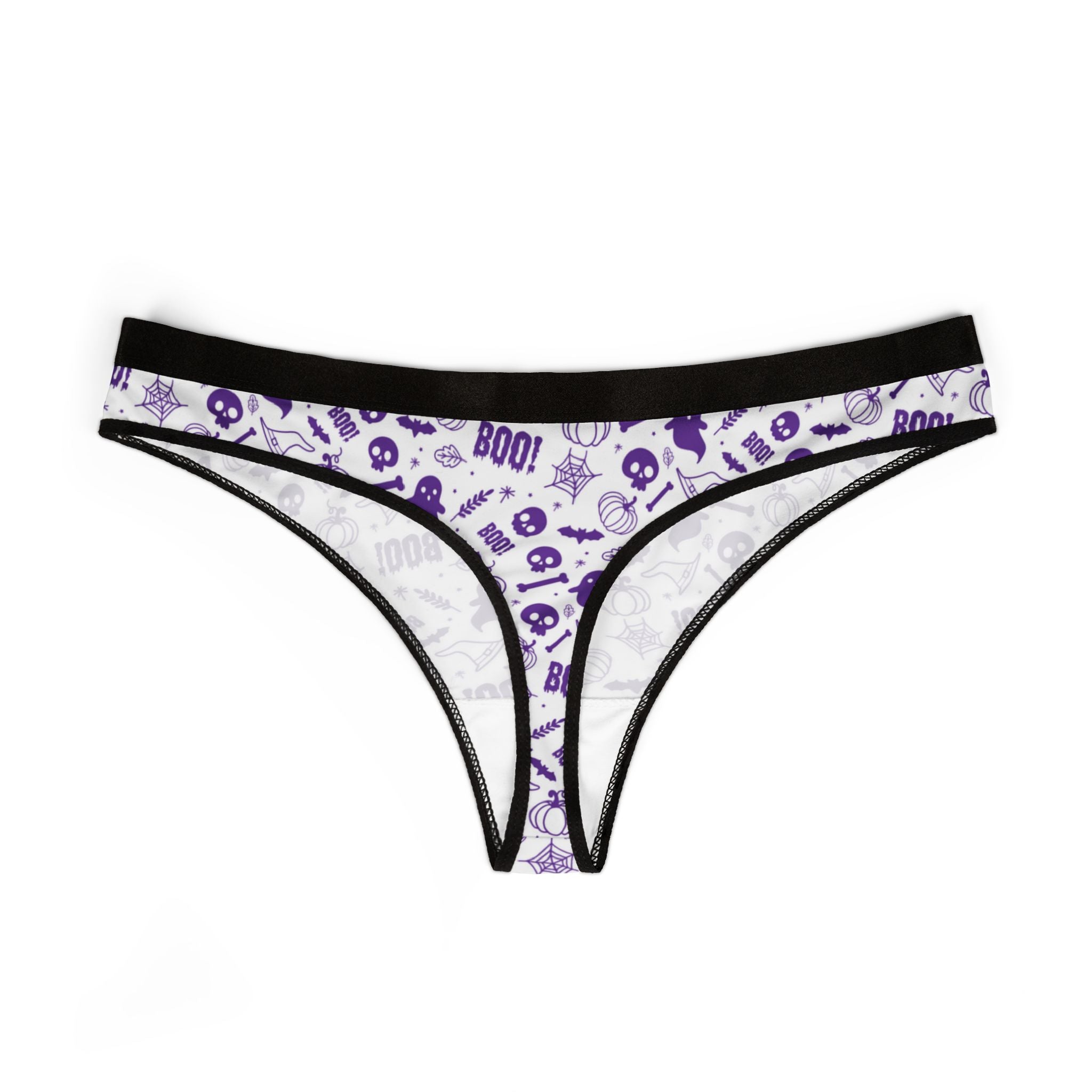Women's thongs cute halloween extra