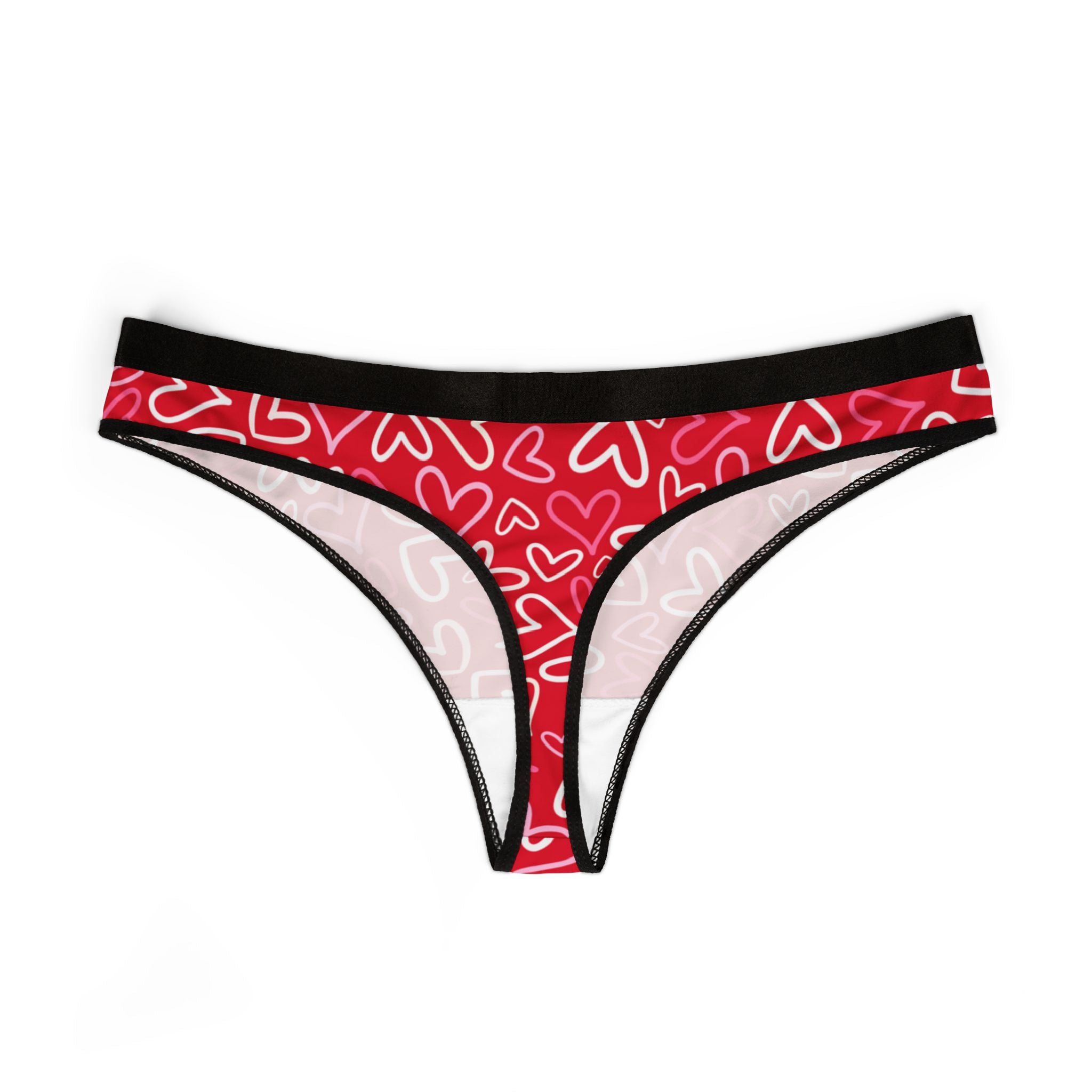 Women's thongs romantic valentine