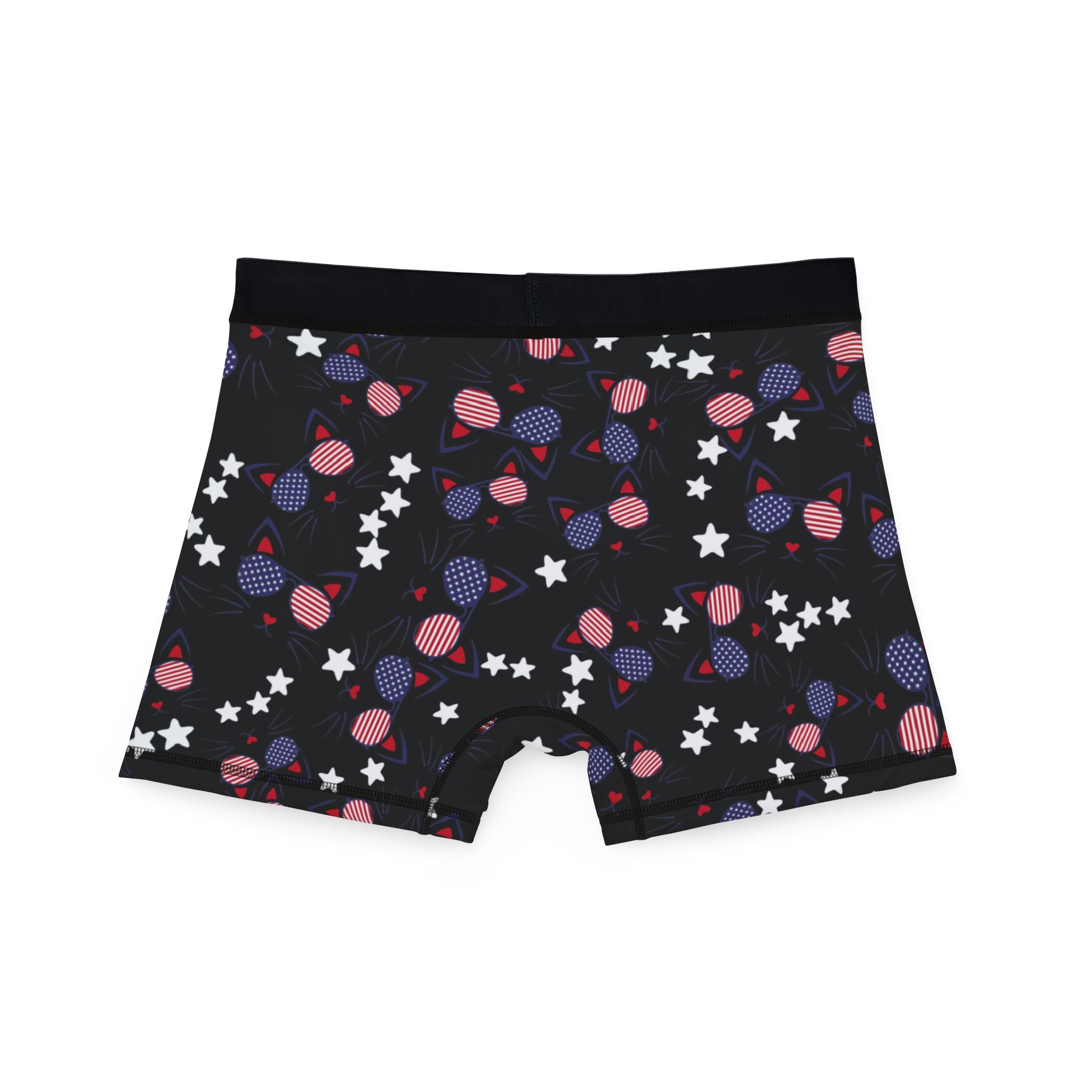 Men's boxers Meowica  th july american independence day black