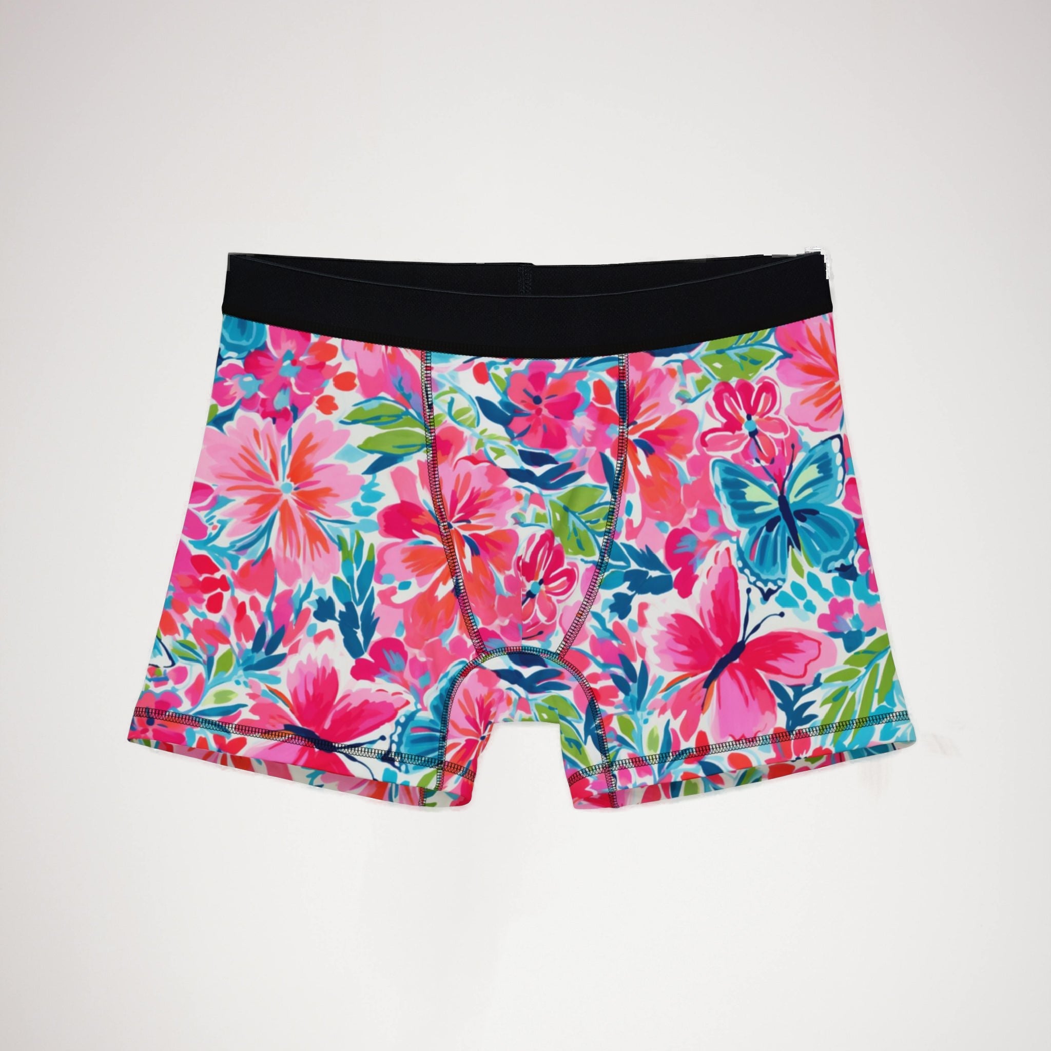 Men's boxers preppy butterflies