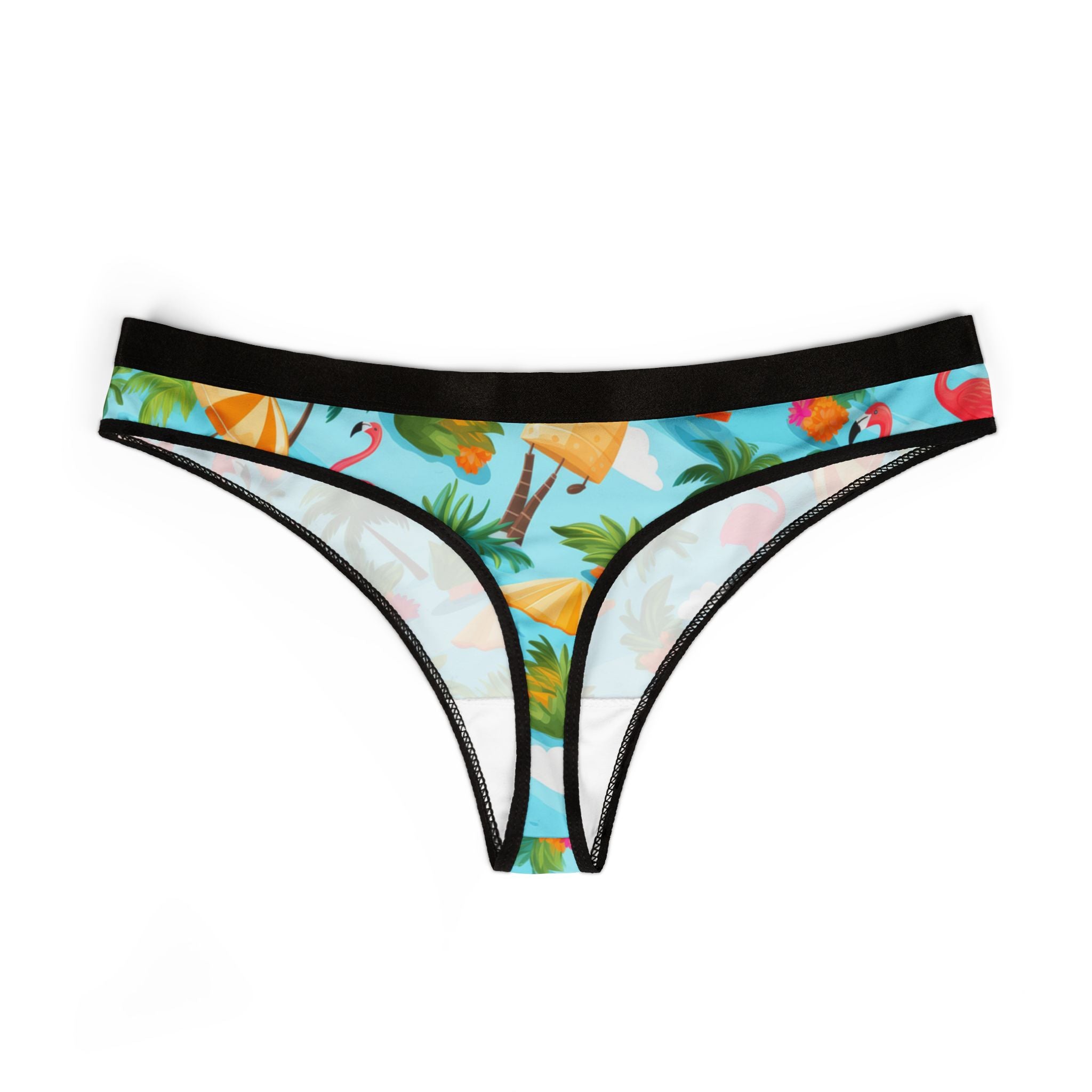 Women's thongs tropical summer beach one