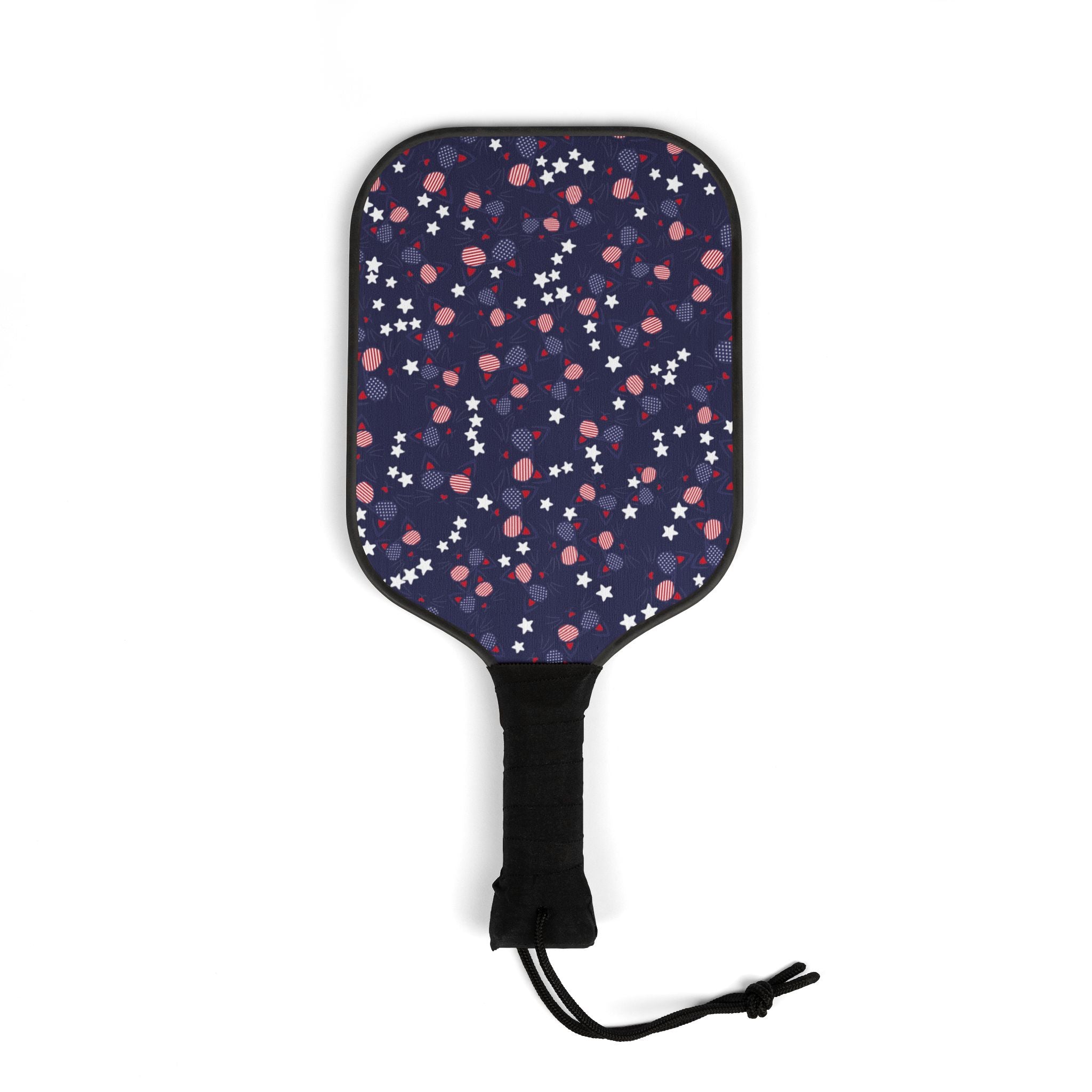 Pickleball kit (2 paddles + 2 balls + transparent bag) Meowica  th july american independence day blue