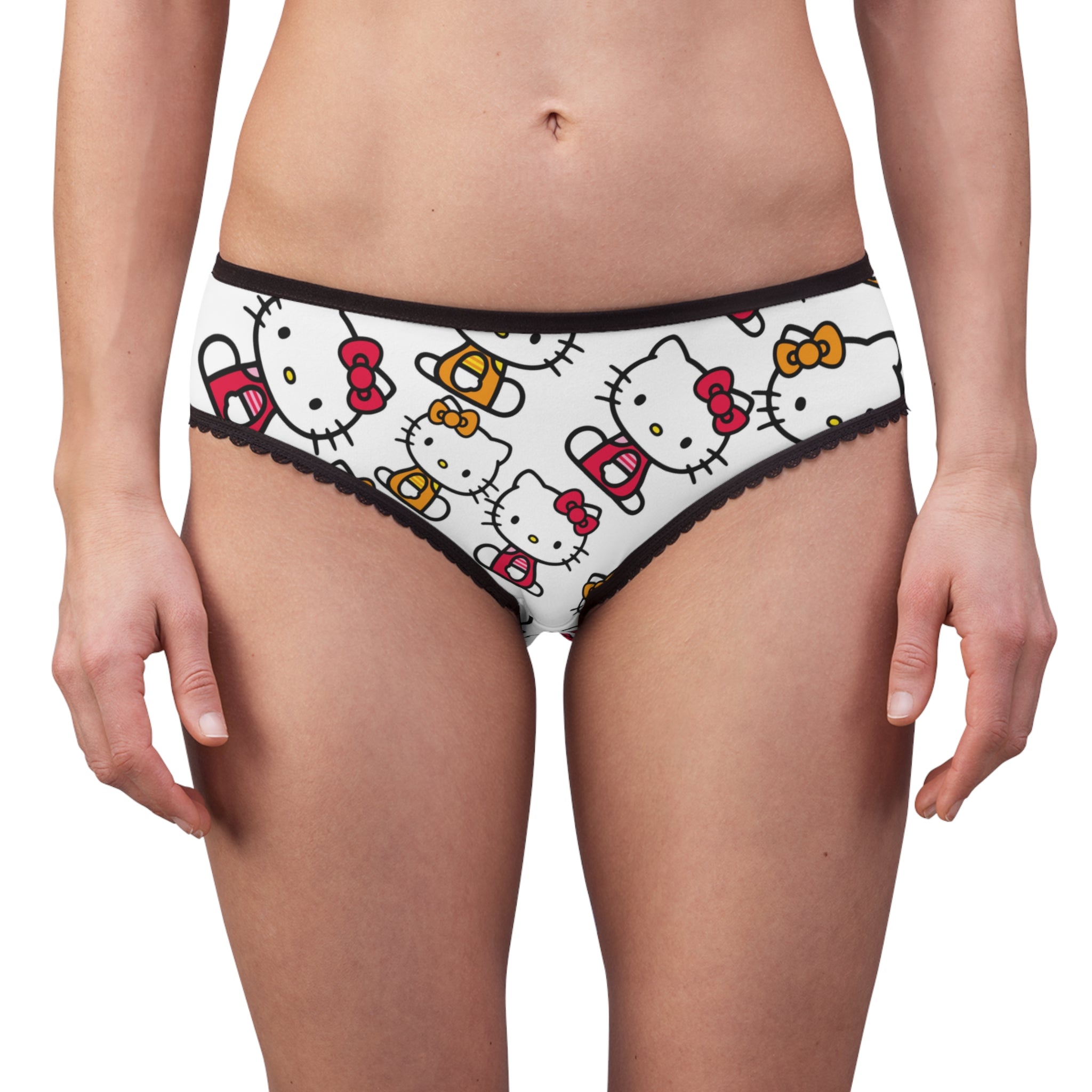 Women's briefs kitty two colors white