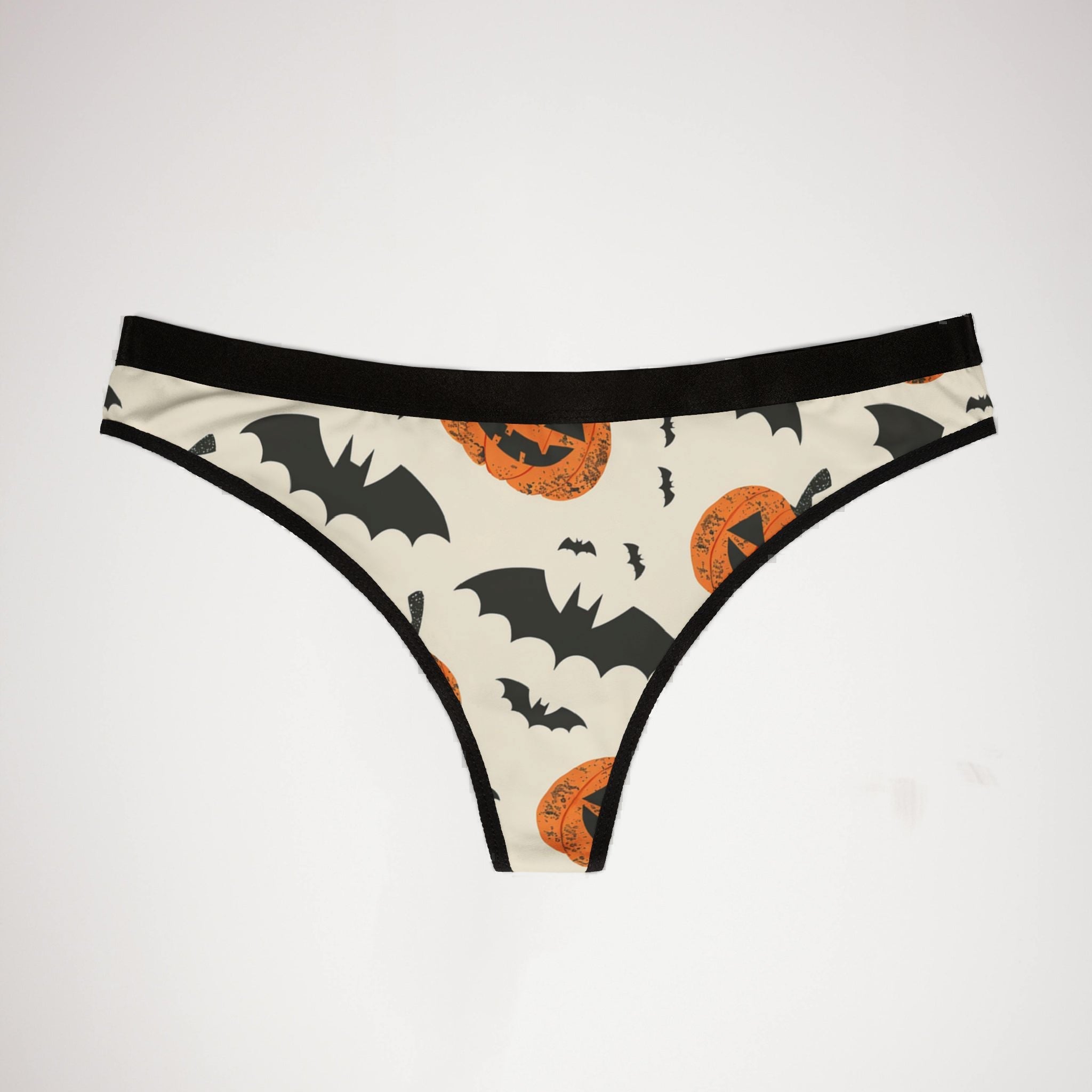 Women's thongs spooky halloween