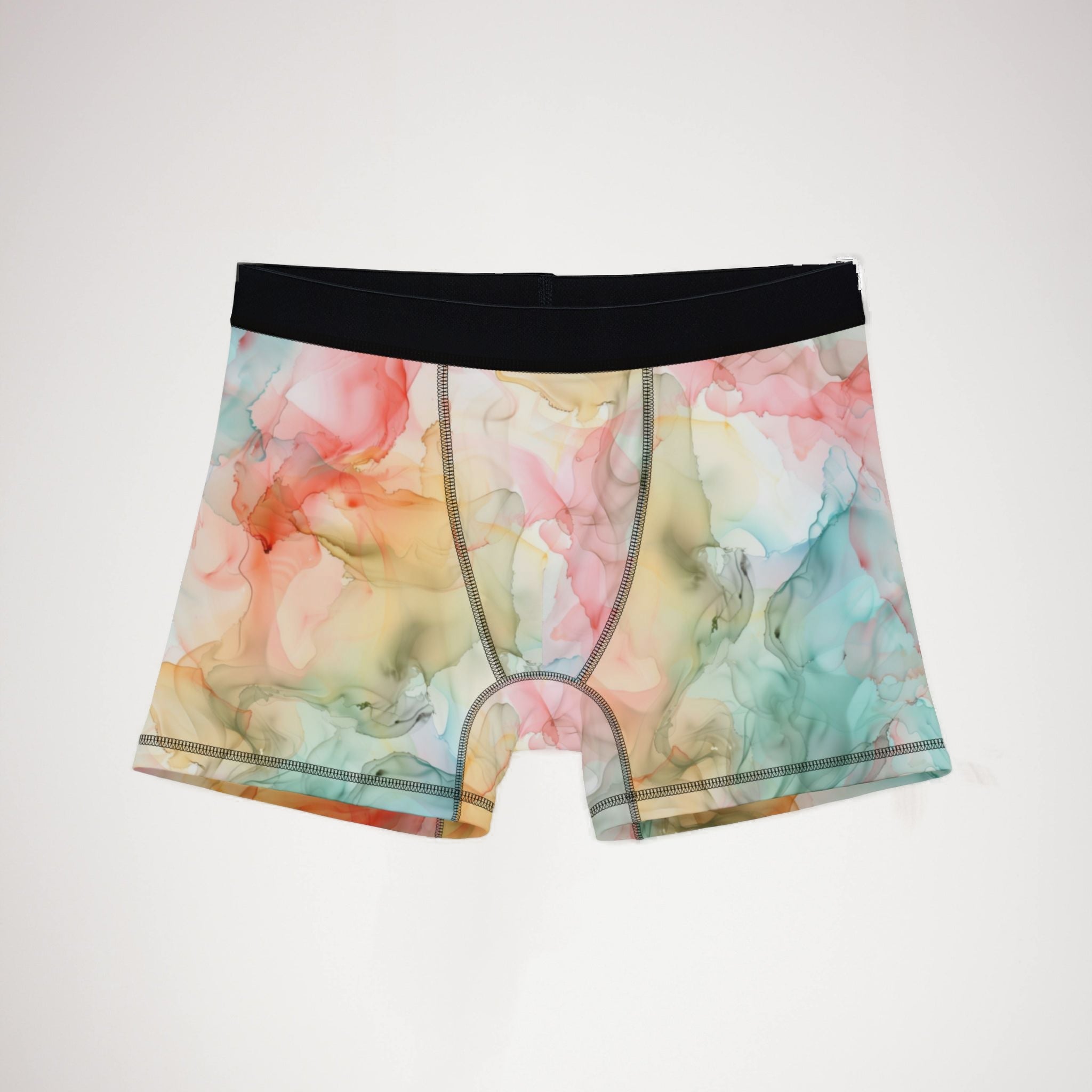 Men's boxers pastel alcohol ink