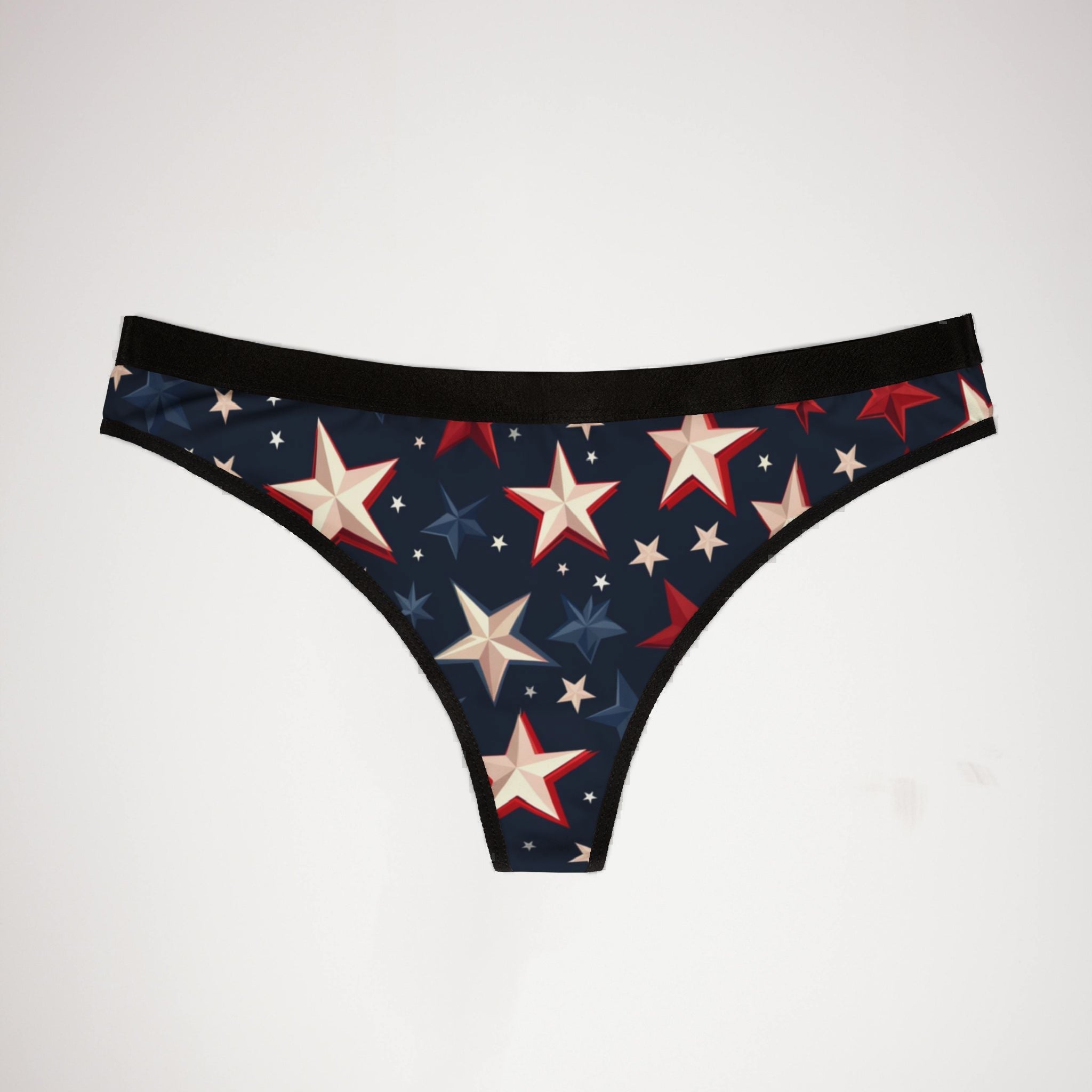 Women's thongs 4th of july patriotic