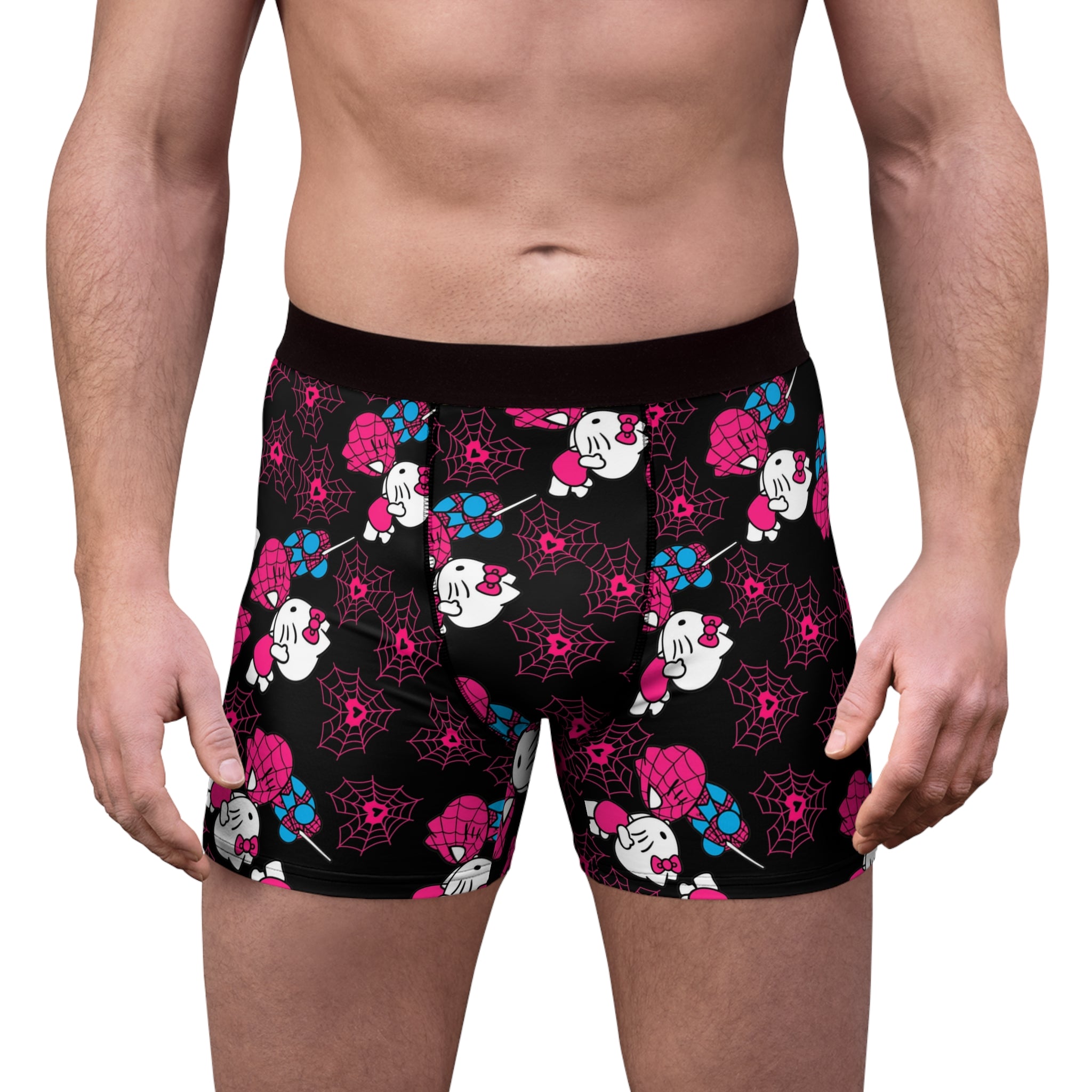 Men's boxer briefs spider kitty black