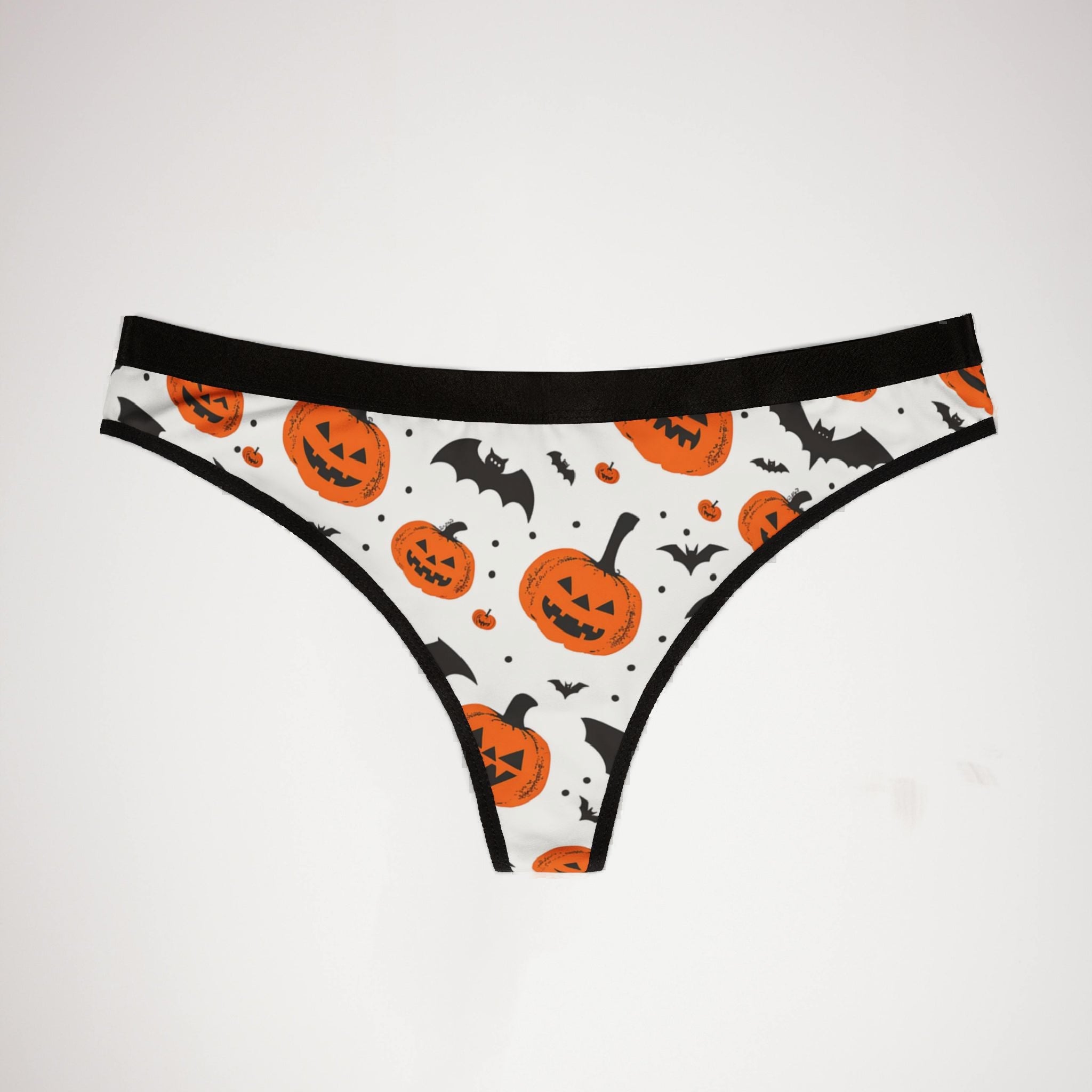 Women's thongs spooky halloween