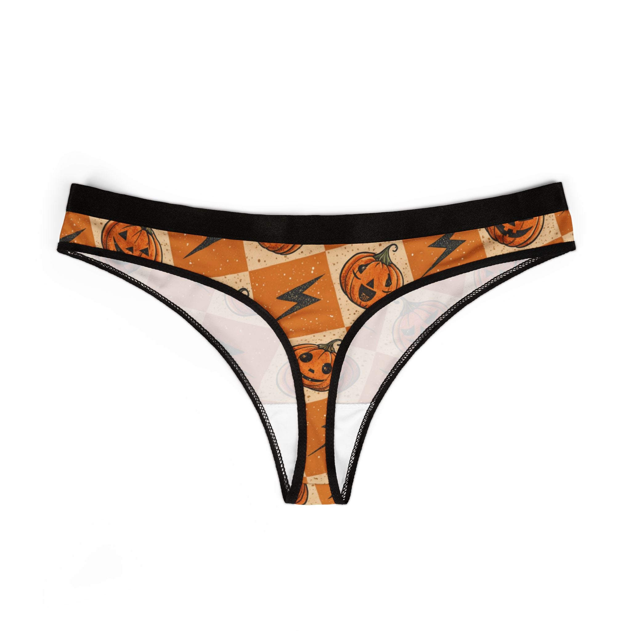 Women's thongs retro halloween