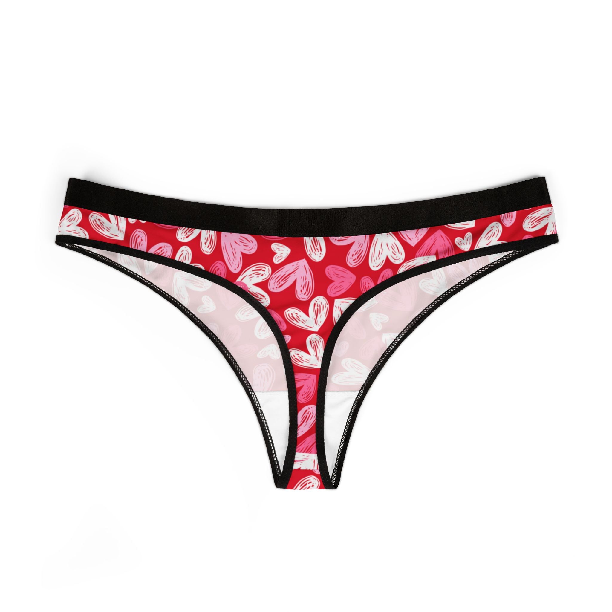 Women's thongs romantic valentine