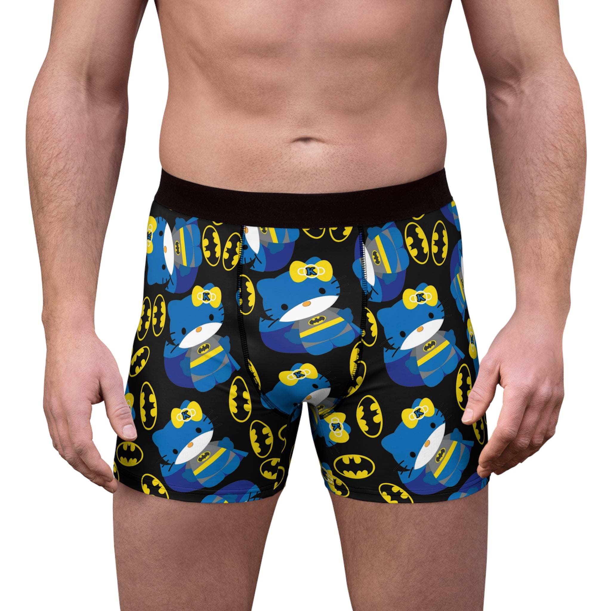 Men's boxer briefs batman kitty logo black