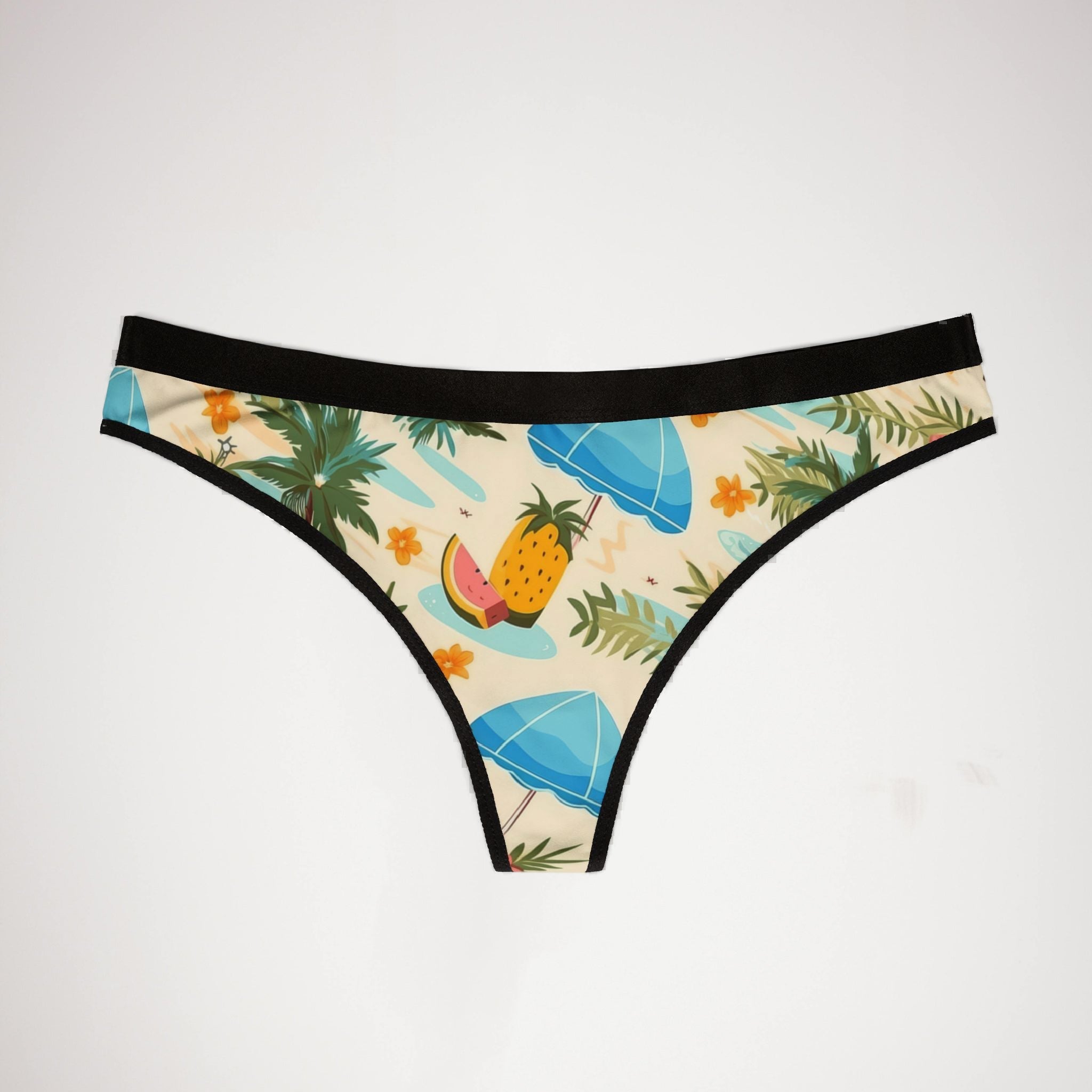 Women's thongs tropical summer beach