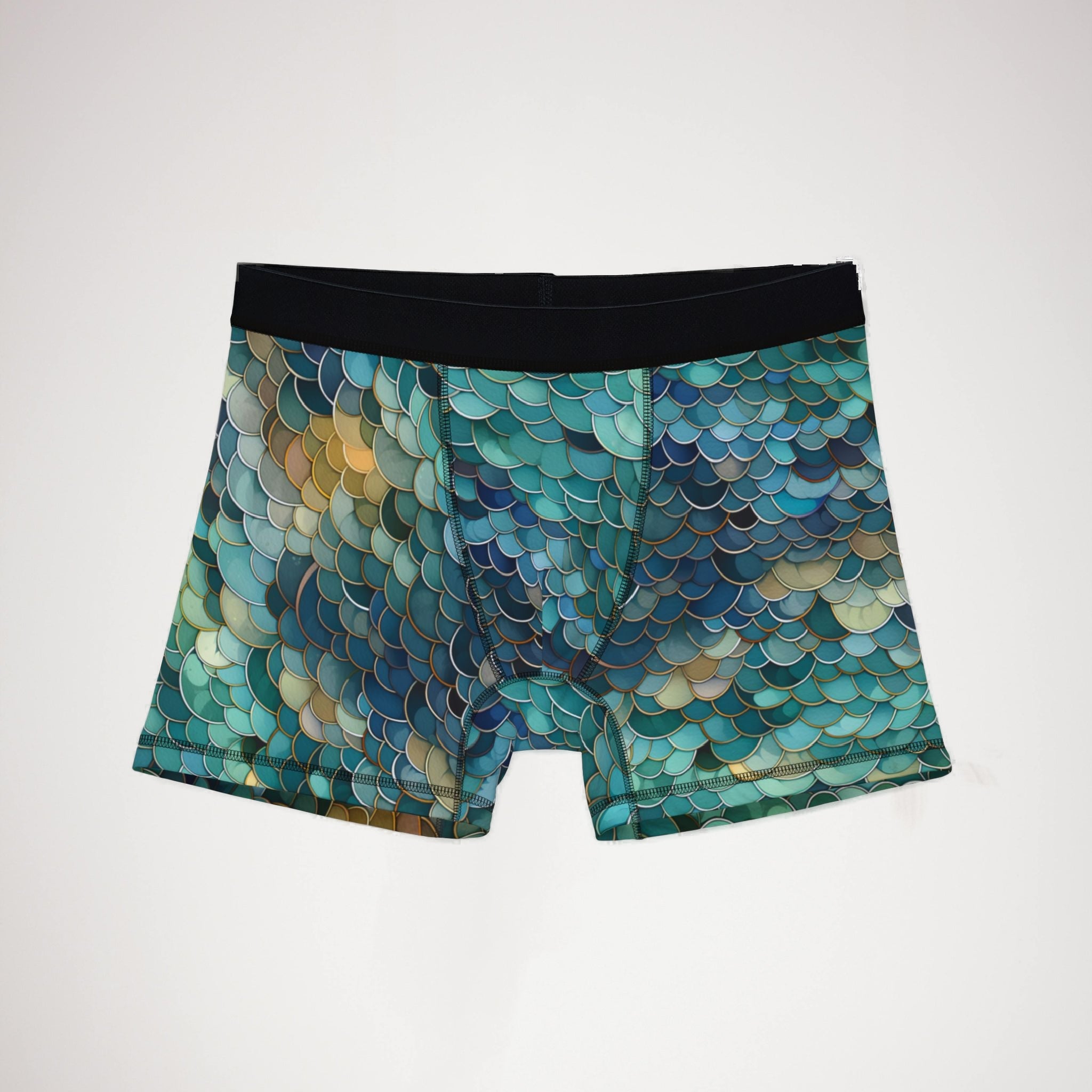 Men's boxers mermaid scales