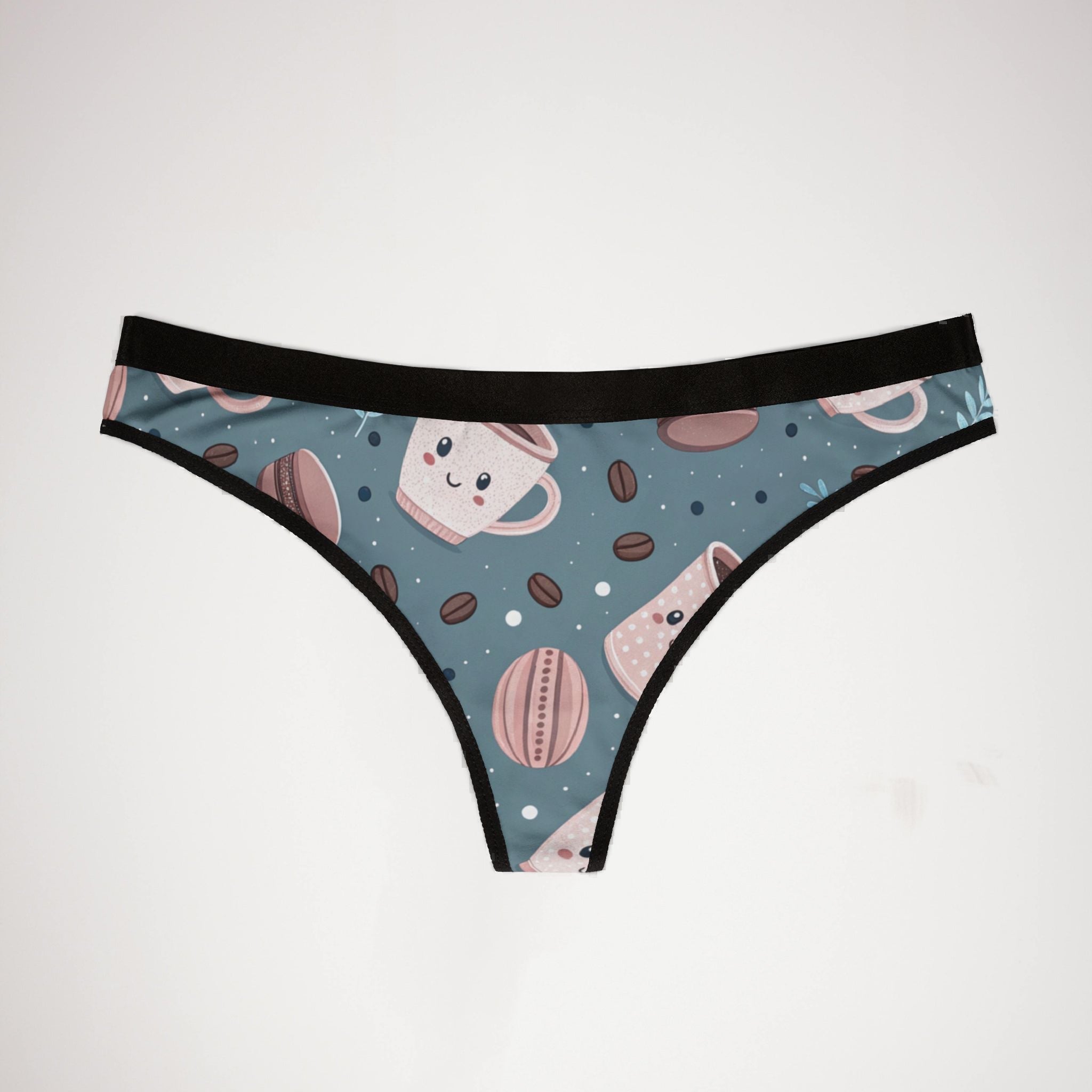 Women's thongs coffee one