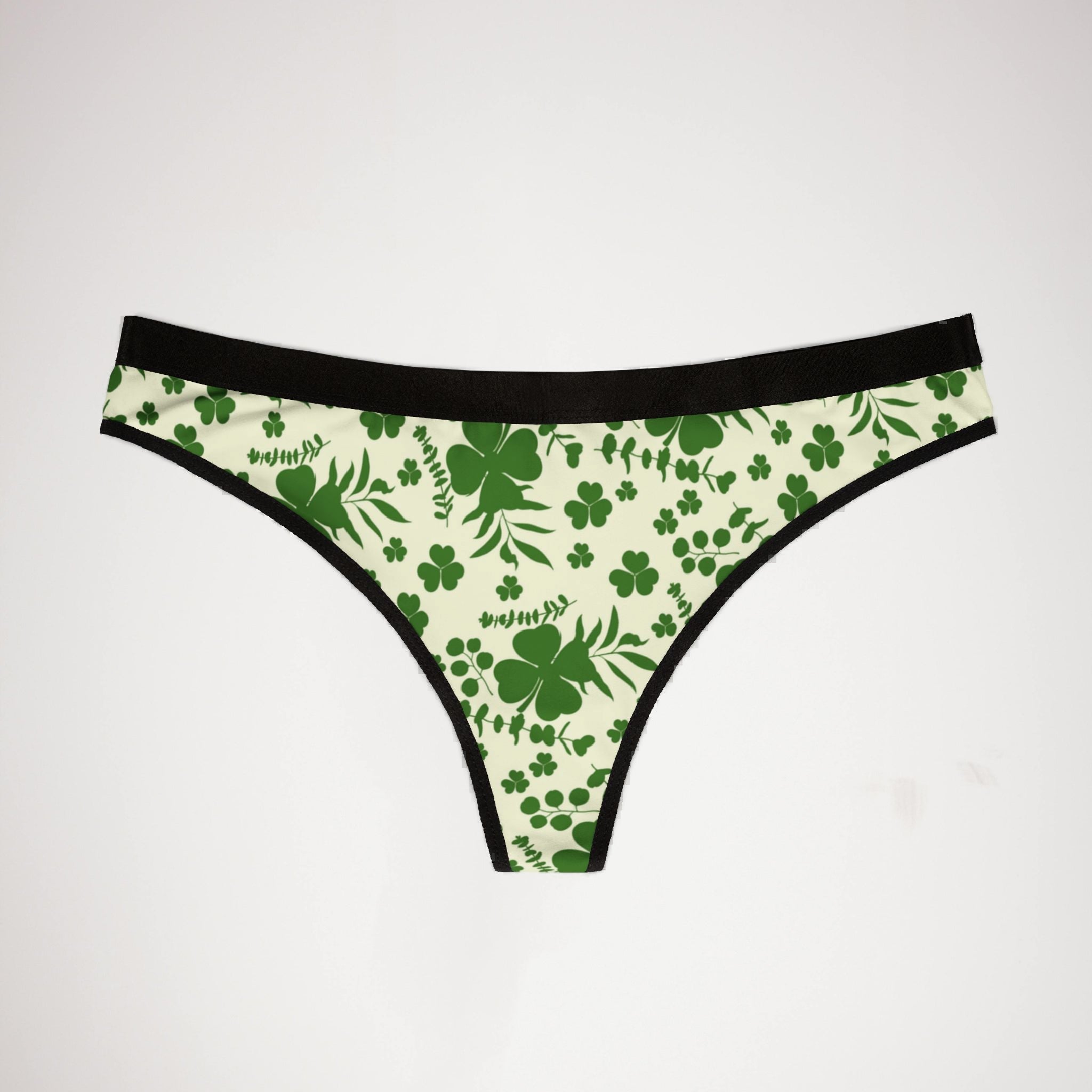 Women's thongs autumn leaves