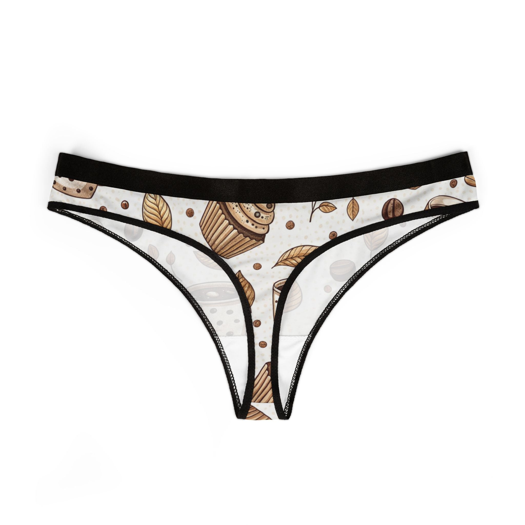 Women's thongs coffee two