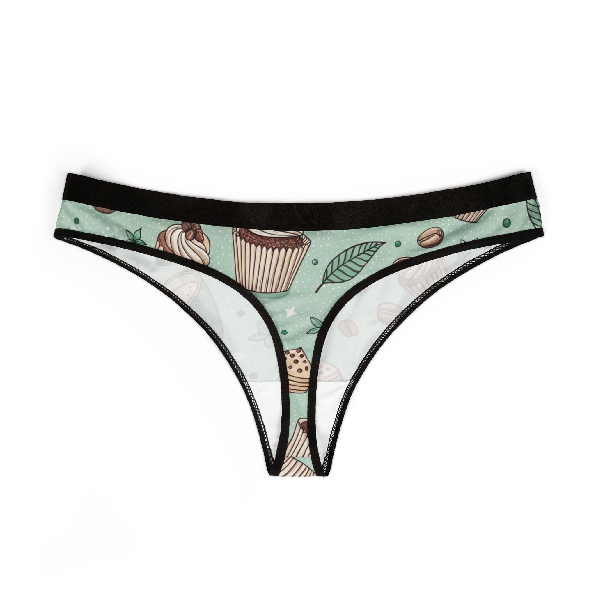 Women's thongs coffee one