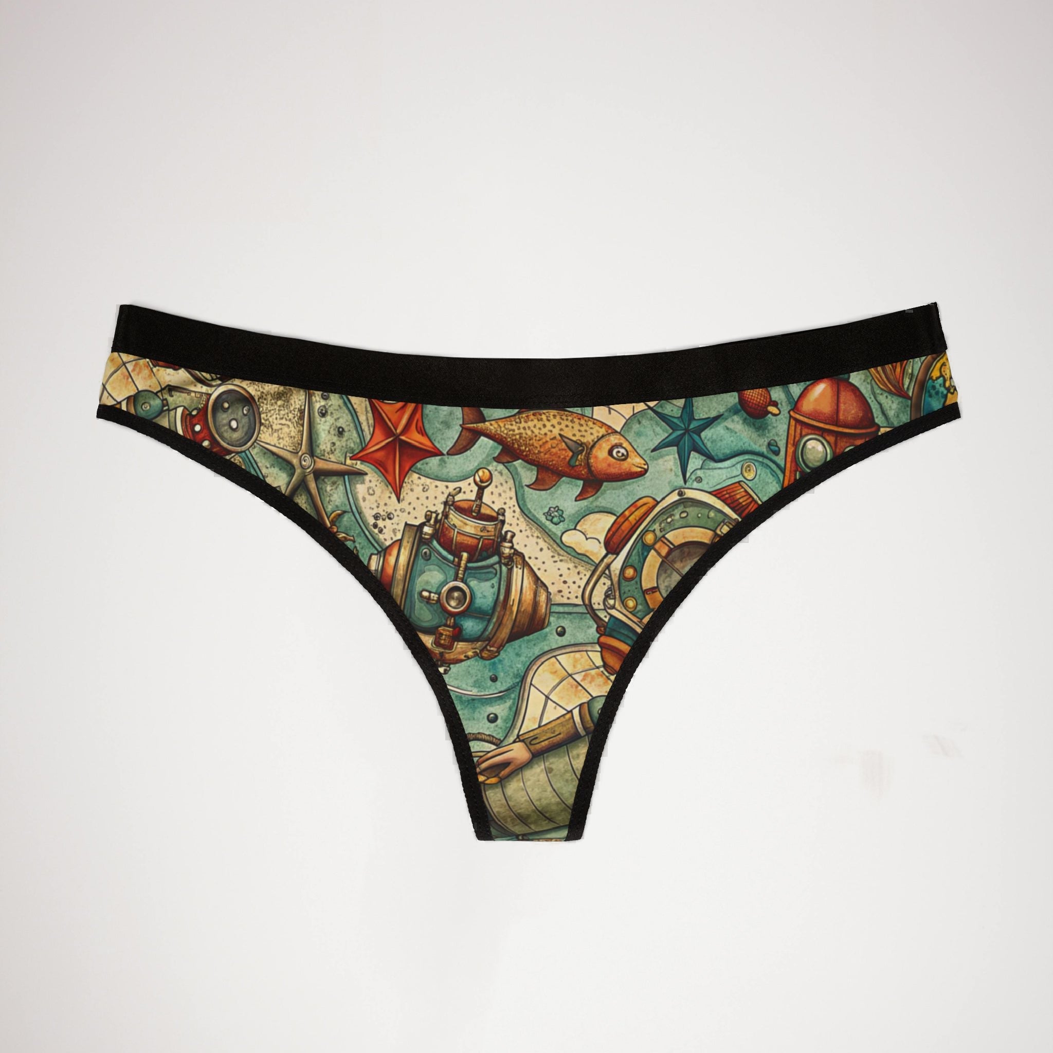 Women's thongs sea ocean extra