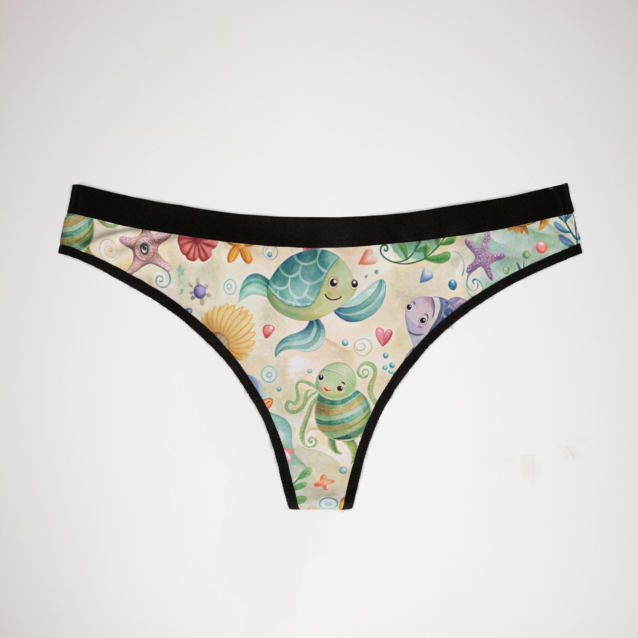 Women's thongs sea ocean