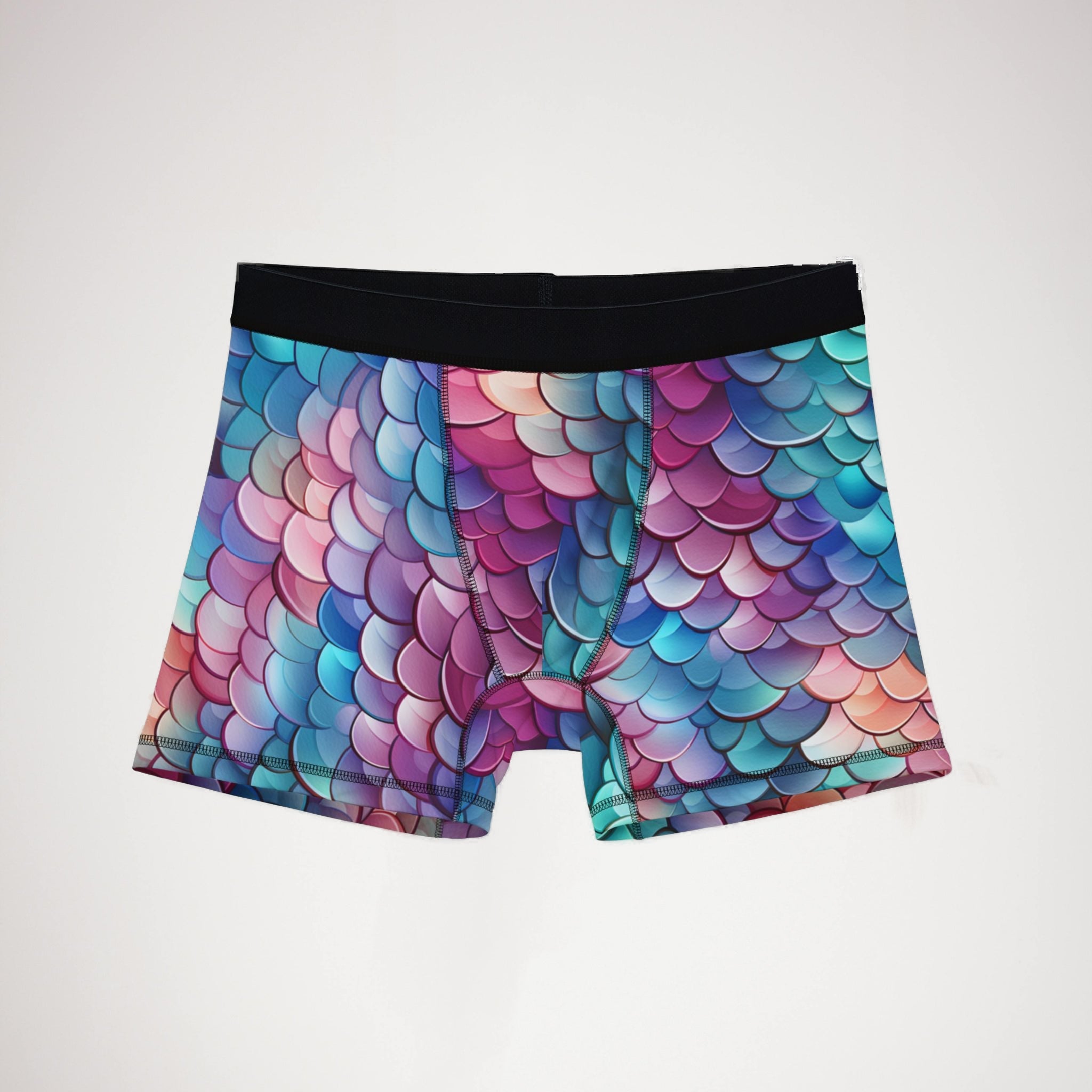 Men's boxers mermaid scales